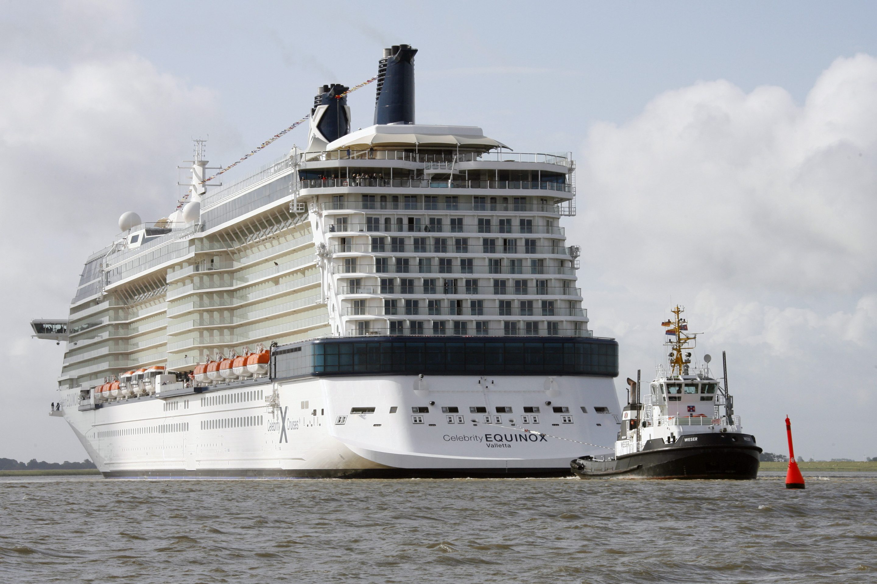 The cruiser Celebrity Equinox.