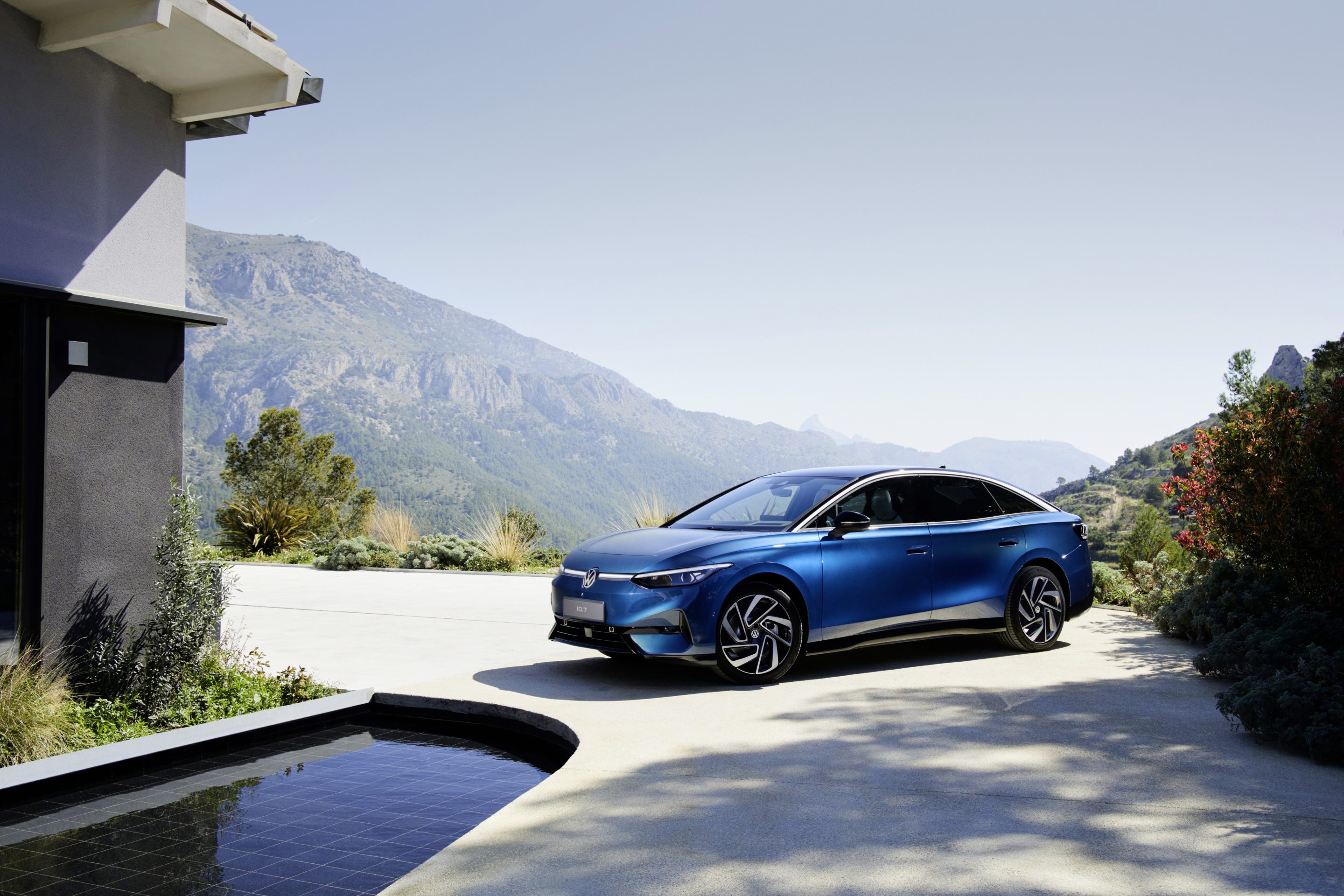 The Volkswagen ID.7 sedan