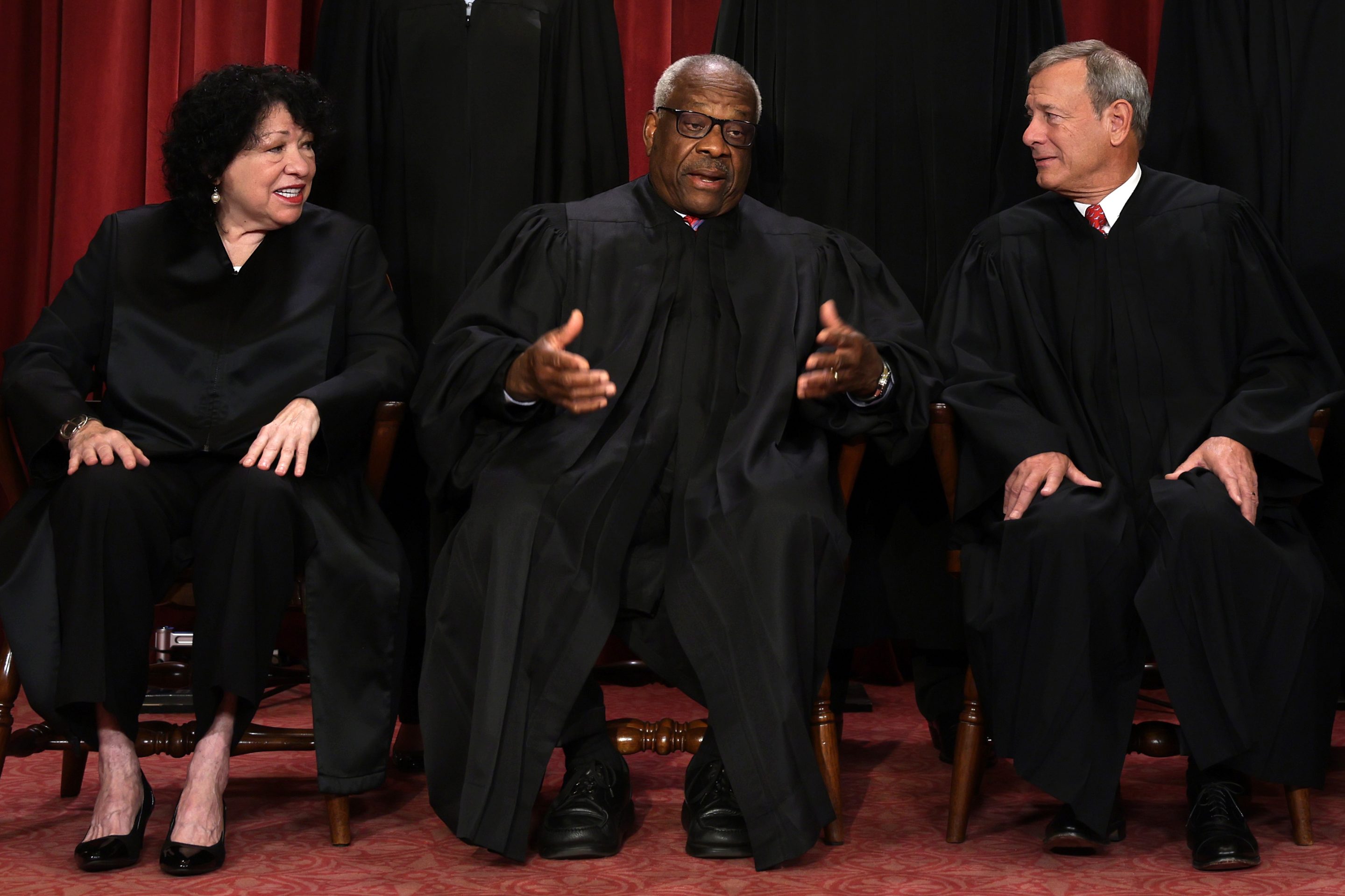 Sonia Sotomayor, Clarence Thomas, John Roberts