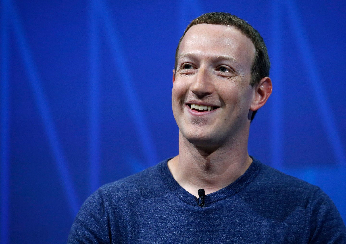 Meta CEO Mark Zuckerberg smiling