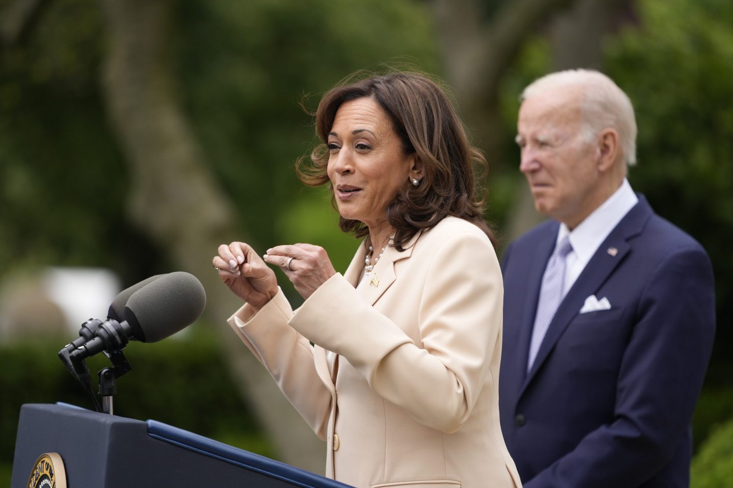 Vice President Kamala Harris is meeting with the chiefs of Google and Microsoft as the Biden administration wrestles with guidance for A.I.