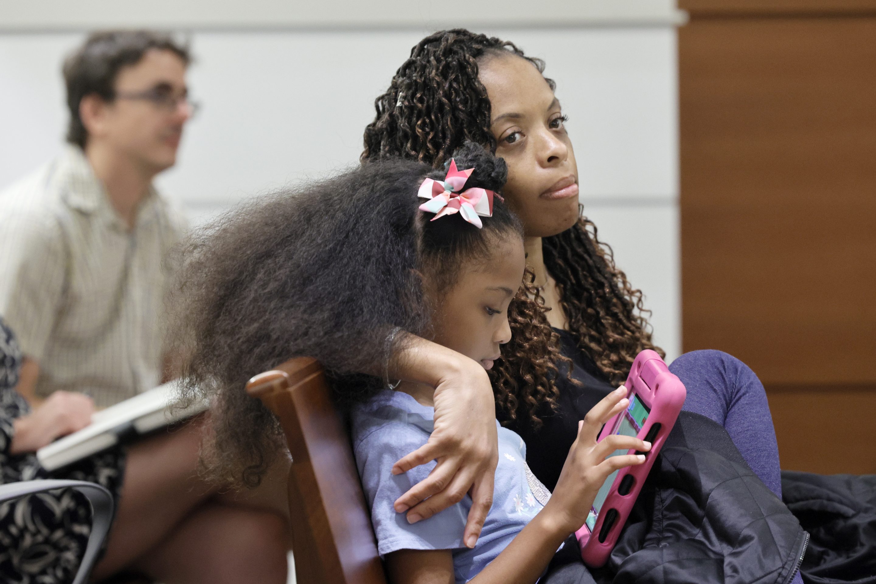 Philana Holmes and her daughter Olivia Caraballo