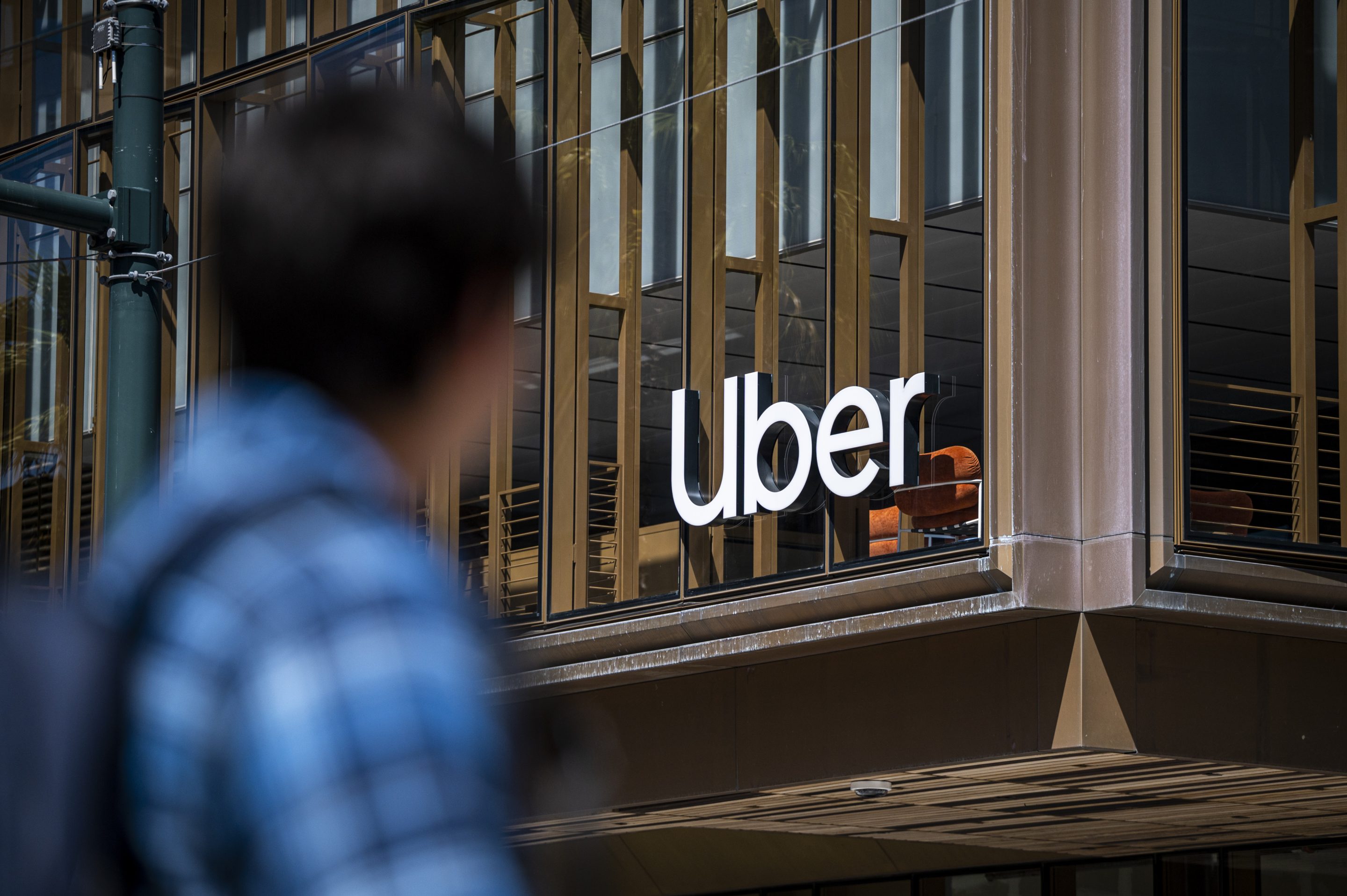 Uber headquarters in San Francisco, California, US