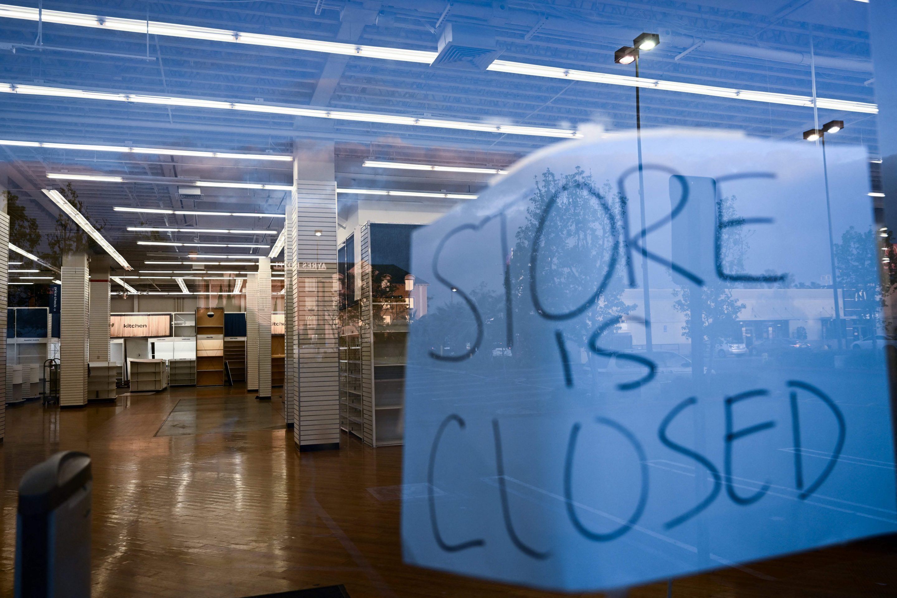 A closed Bed Bath & Beyond store in Hawthorne, California, on May 1.