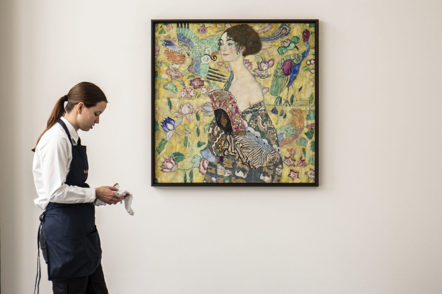Gustav Klimt's "Lady with a Fan"