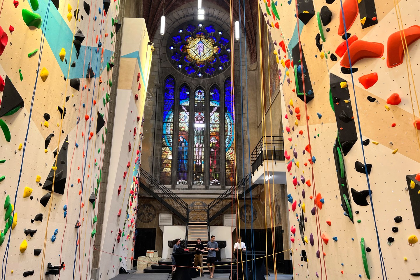 Rock climbing church