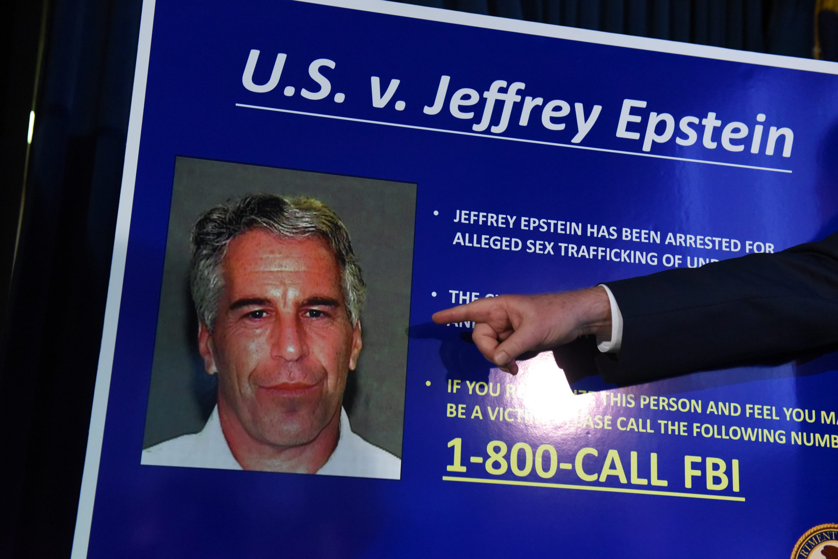 U.S. Attorney for the Southern District of New York Geoffrey Berman announces charges against Jeffery Epstein in 2019.