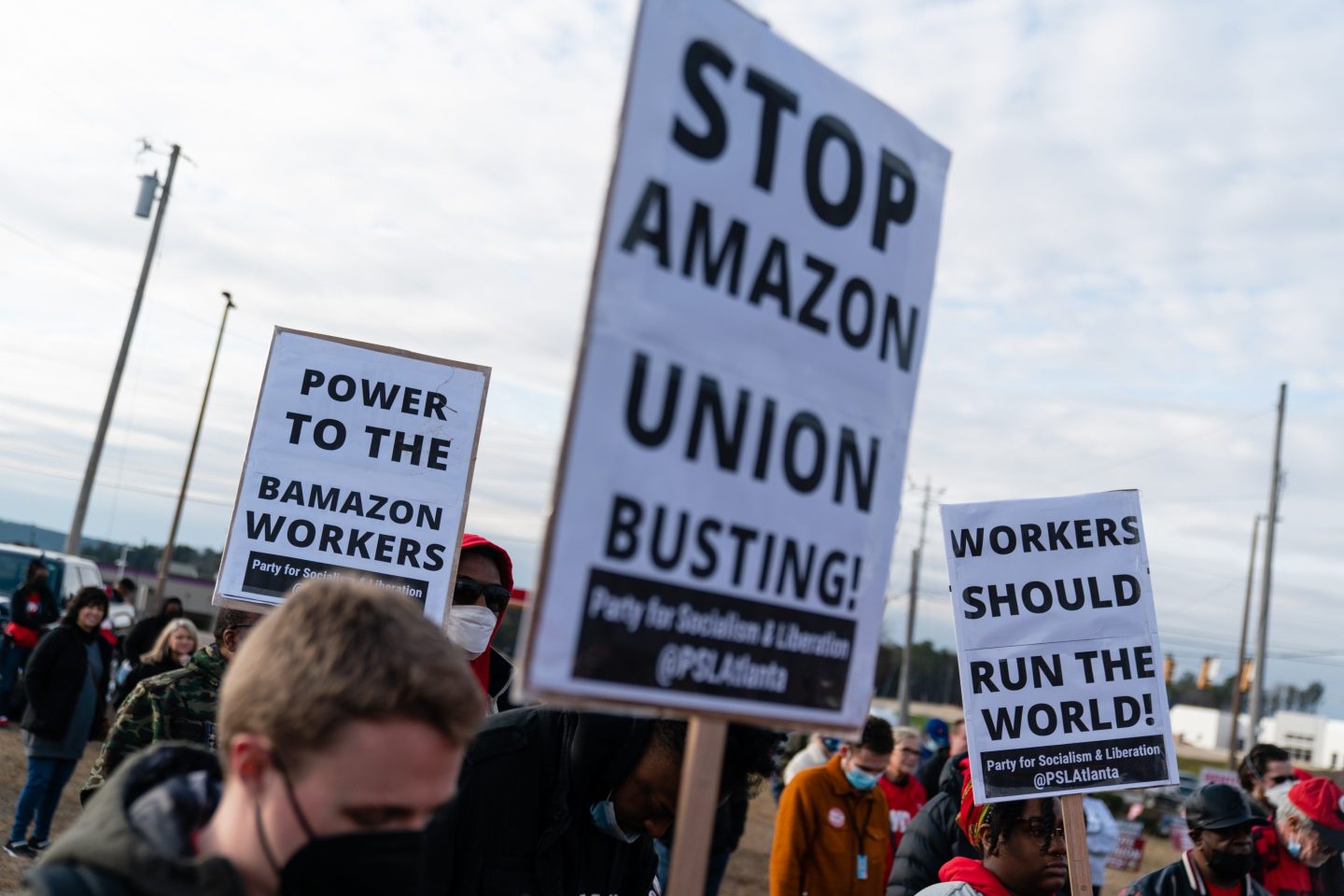 Amazon union organizer who says she was fired ‘to stifle a movement’ has been reinstated