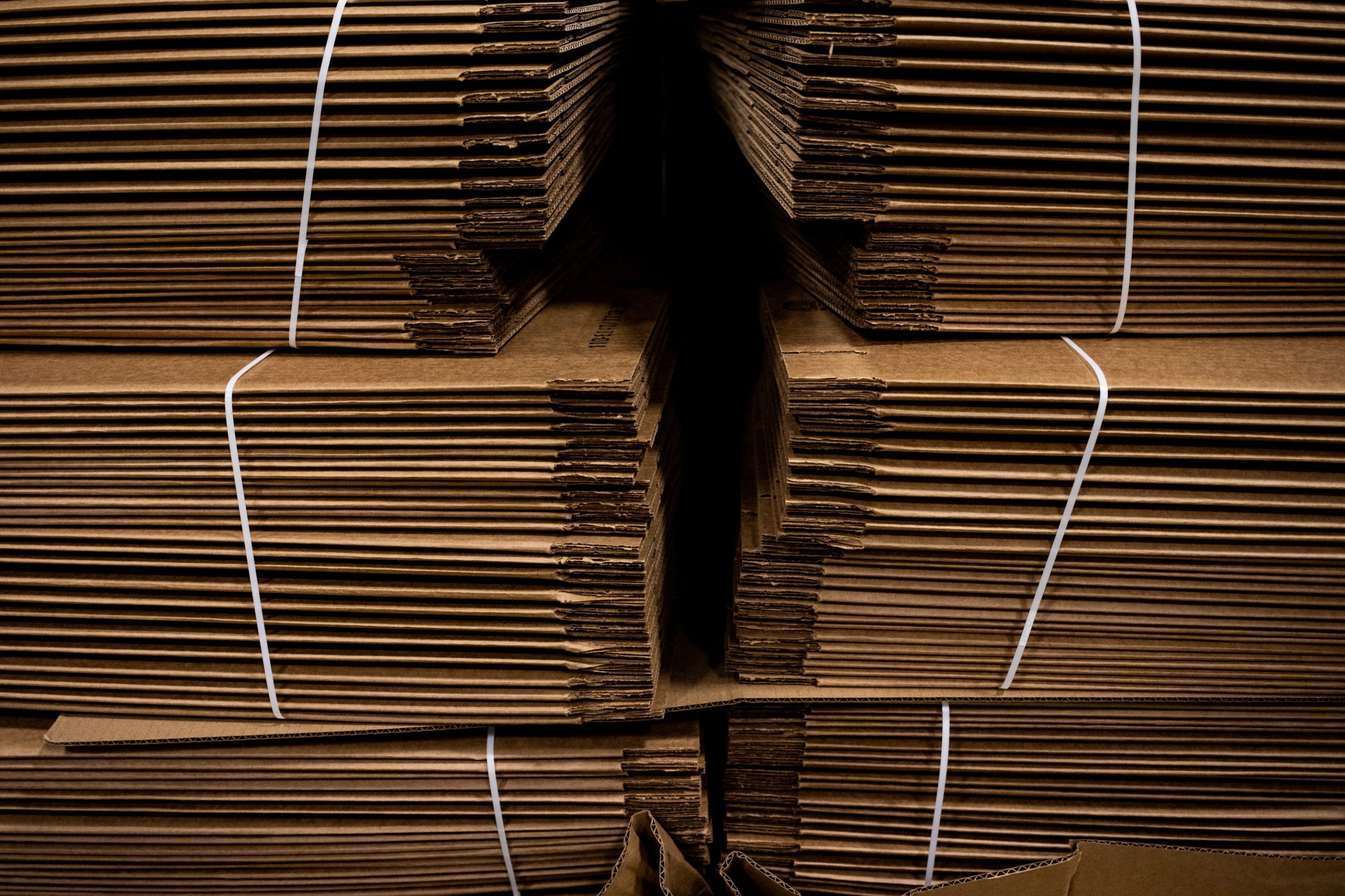 Cardboard sales are slumping.