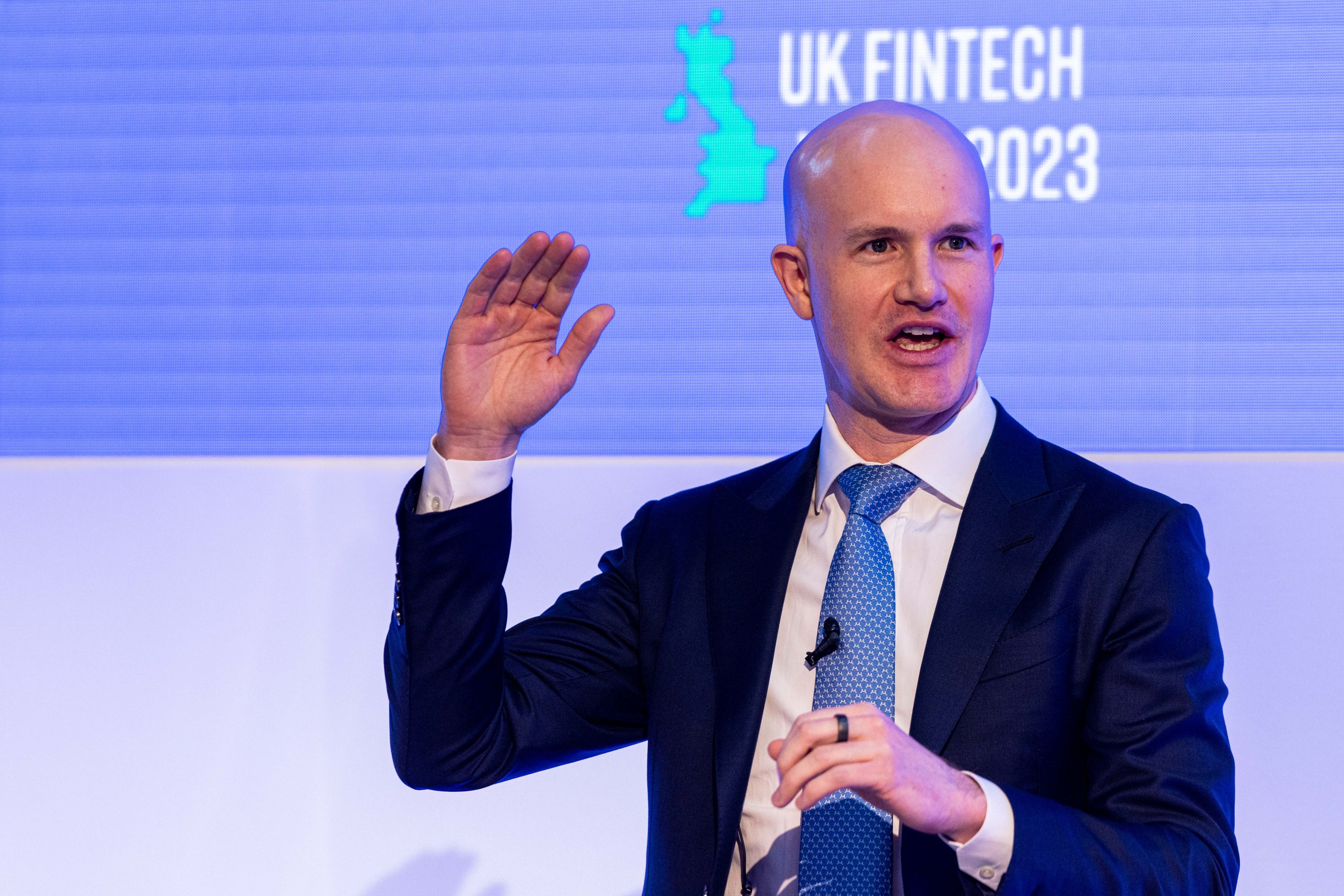 Brian Armstrong, chief executive of Coinbase.