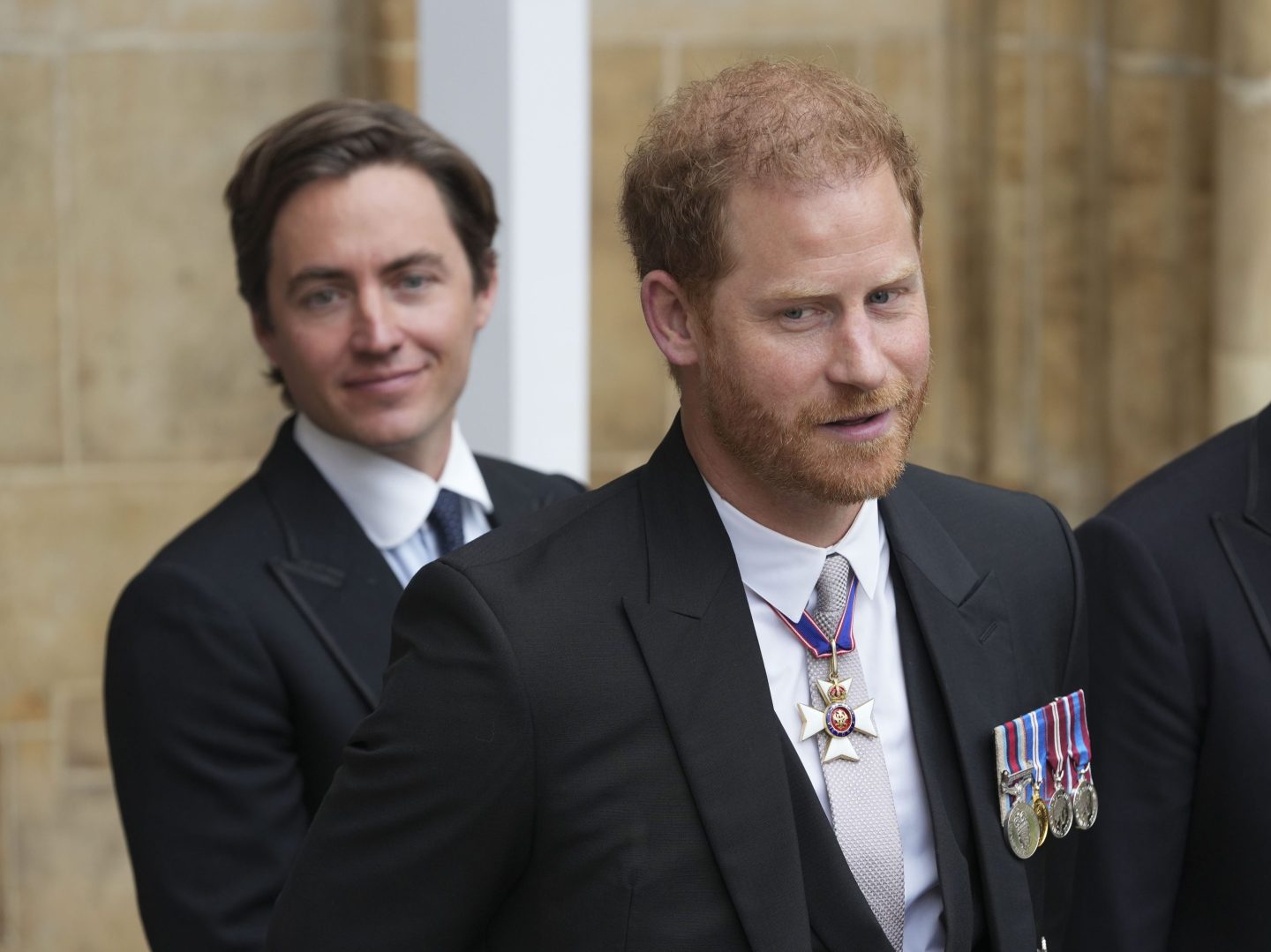 Prince Harry, Duke of Sussex attends the Coronation of King Charles III