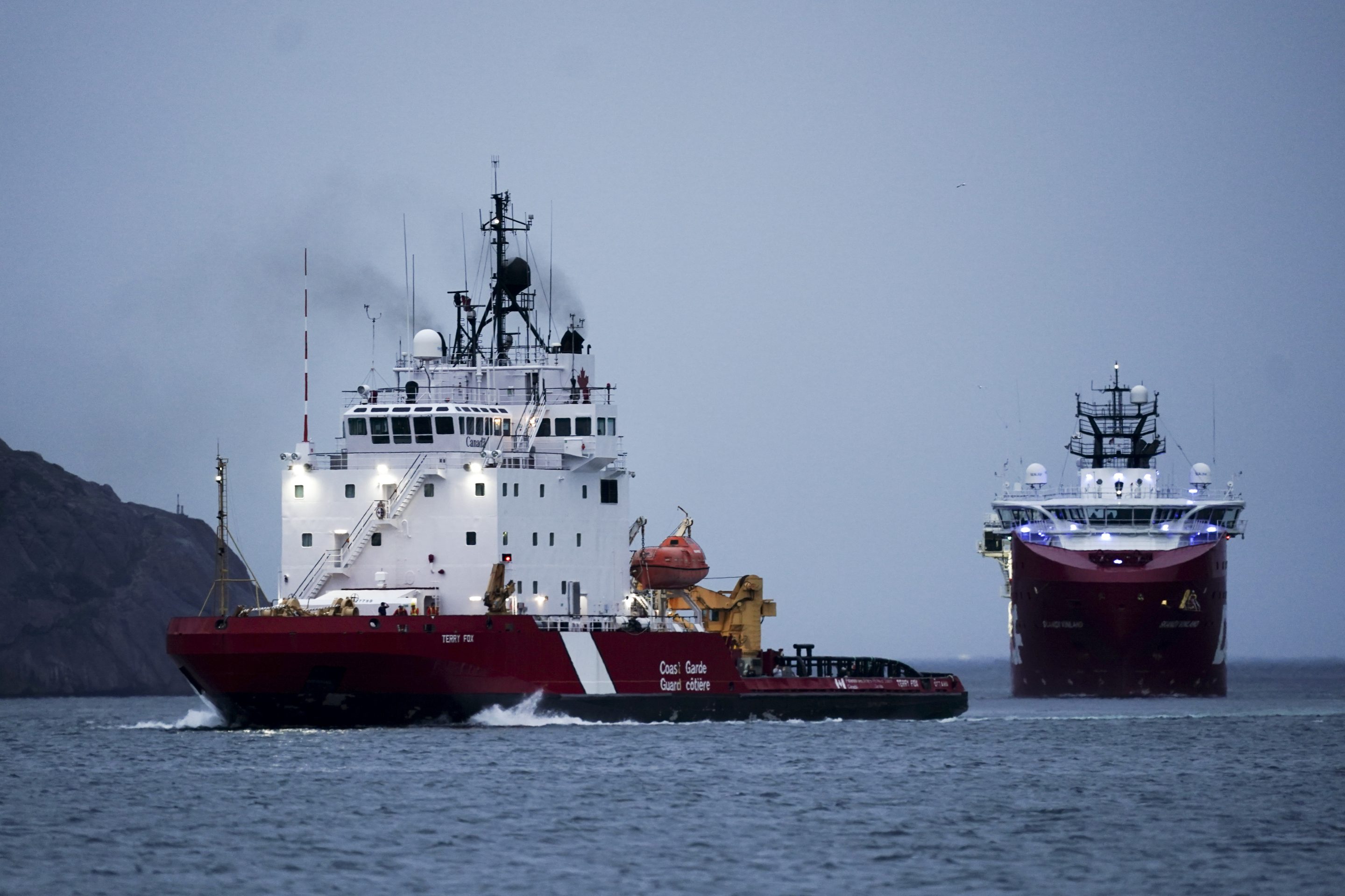The search and rescue operation for the Titan sub. 