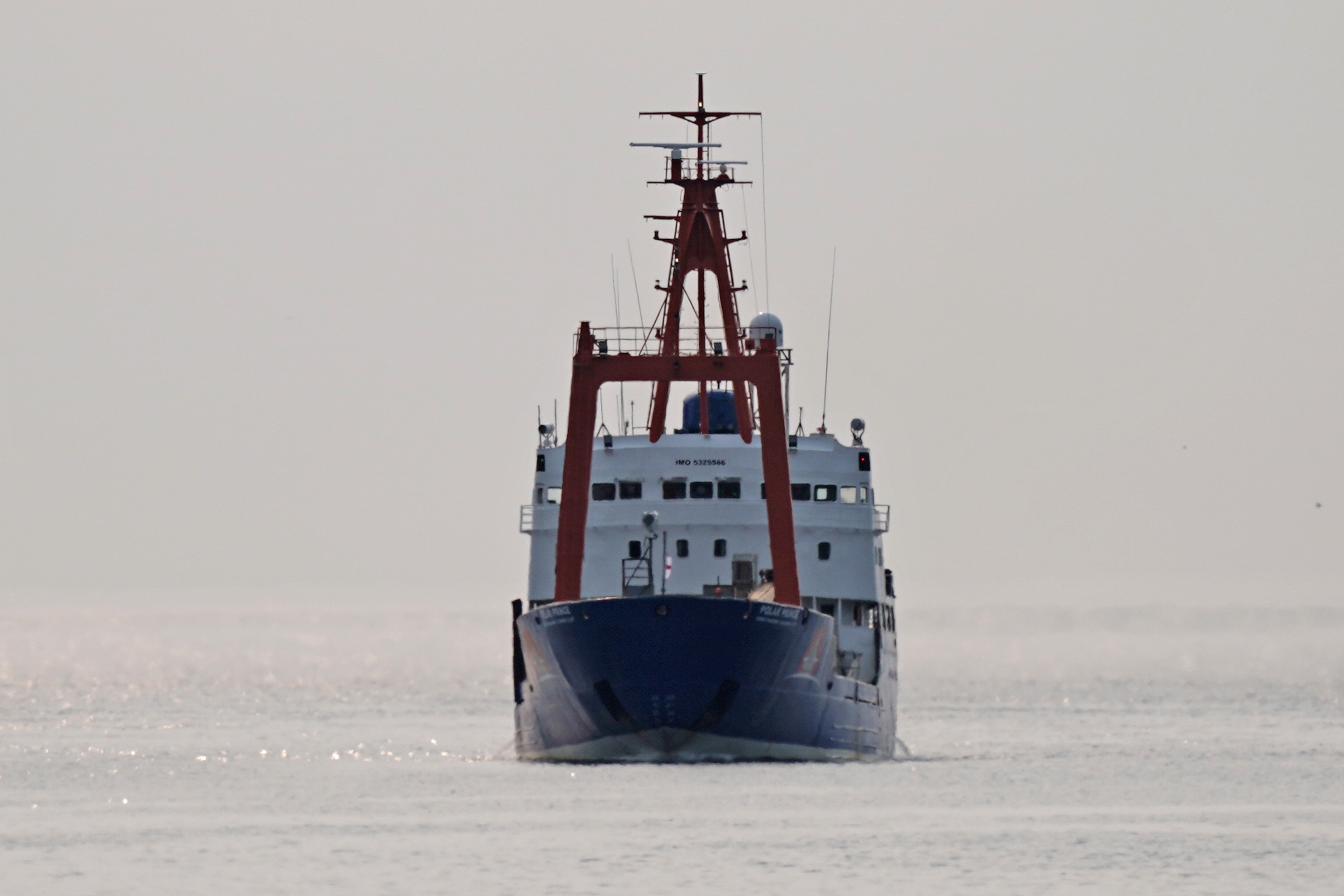The Polar Prince, the main support ship for the Titan submersible.