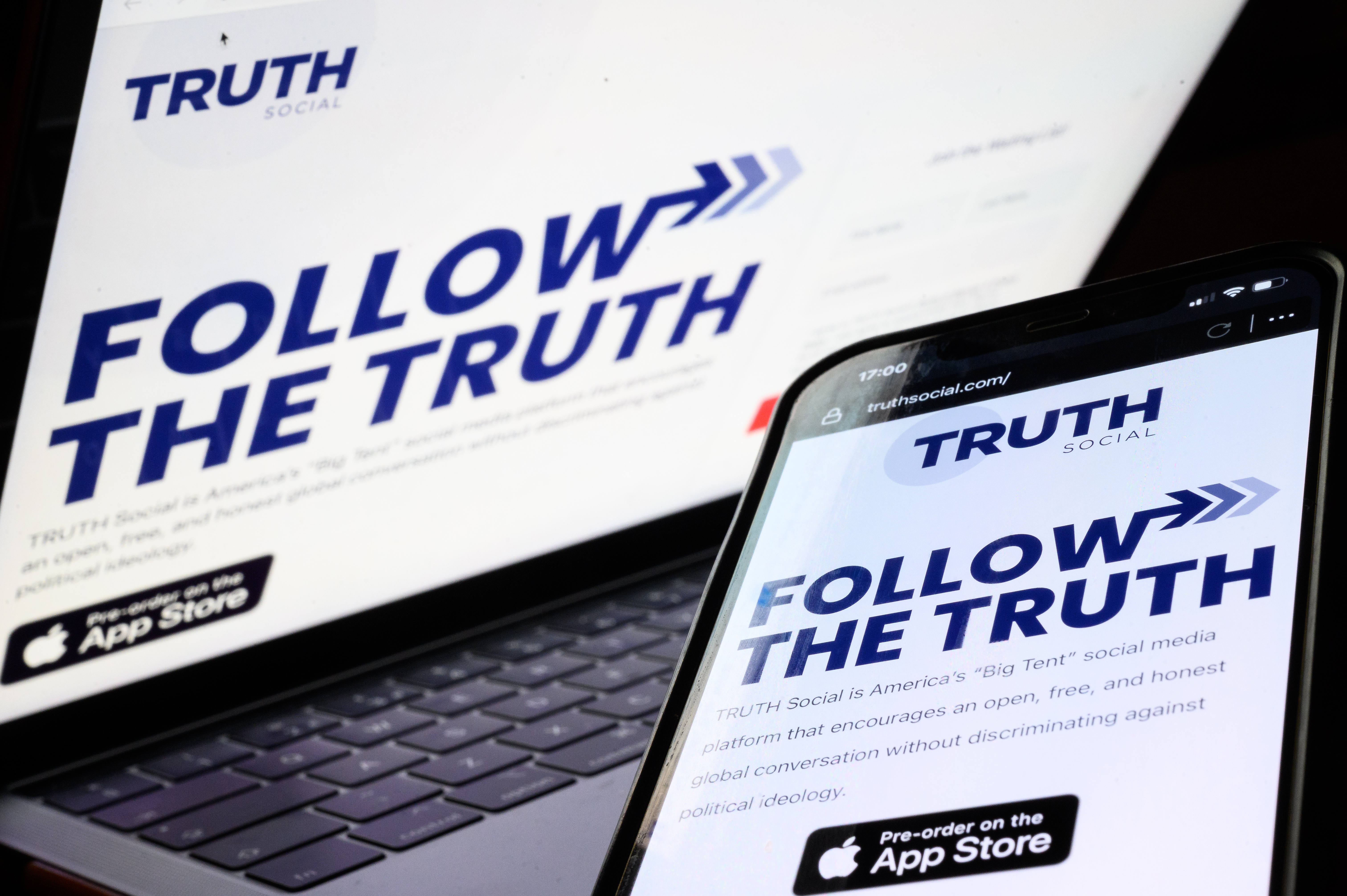 Truth Social's parent company announced it was going public via a SPAC merger in 2021. Closing the deal doesn't seem likely.