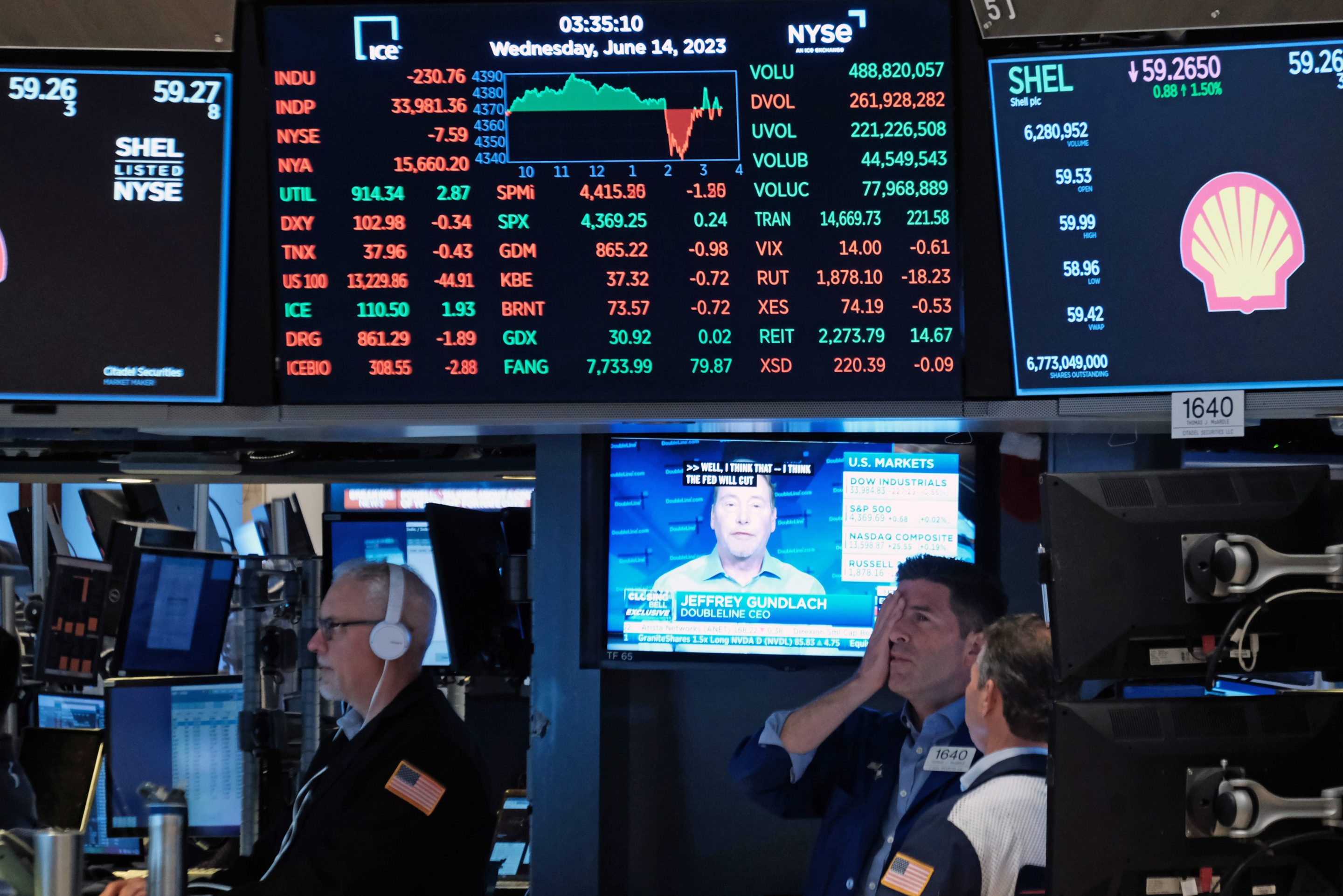 At the New York Stock Exchange, June 14.