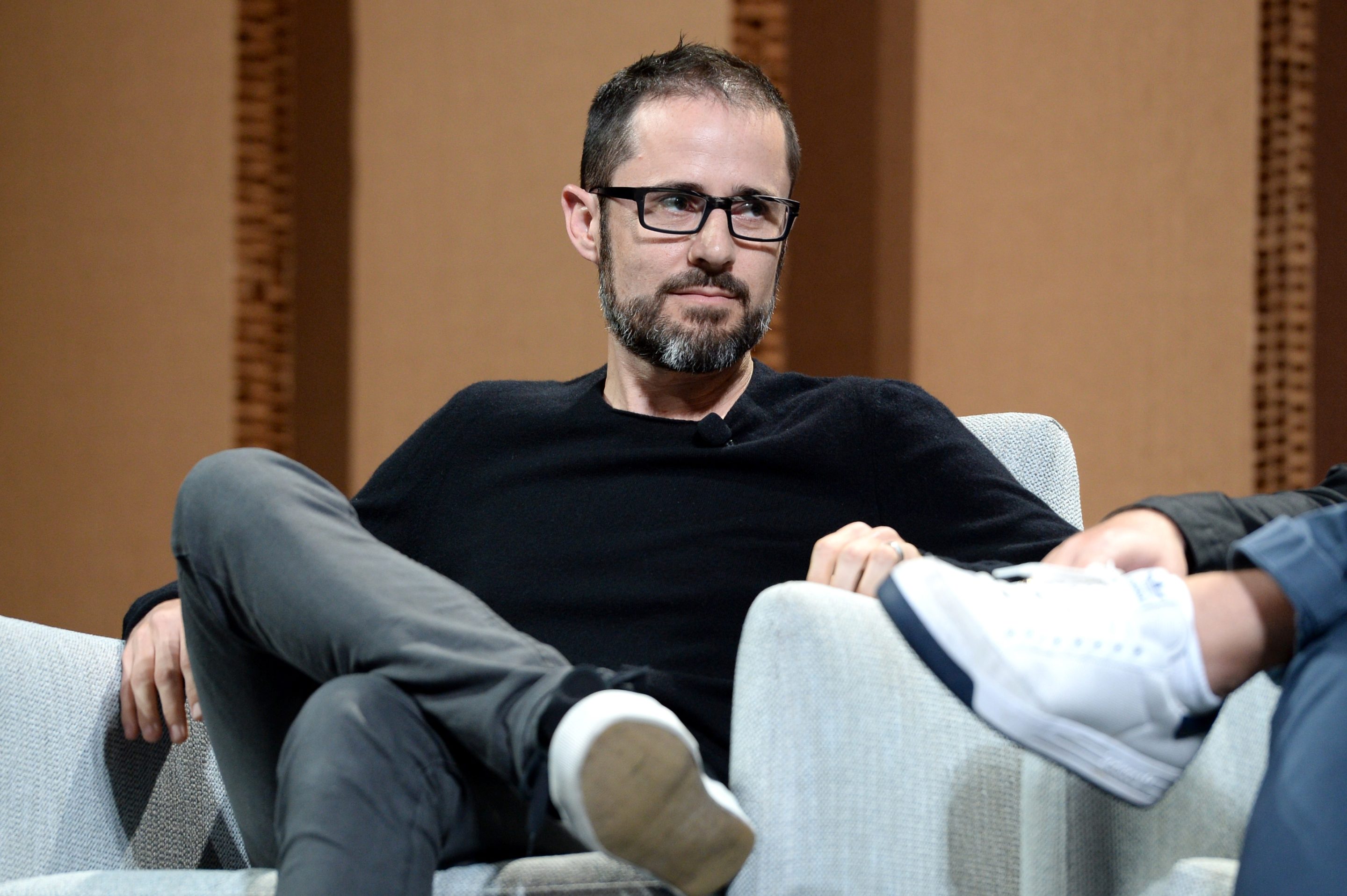 Evan Williams speaks onstage at the Vanity Fair New Establishment Summit at Yerba Buena Center for the Arts on October 7, 2015.