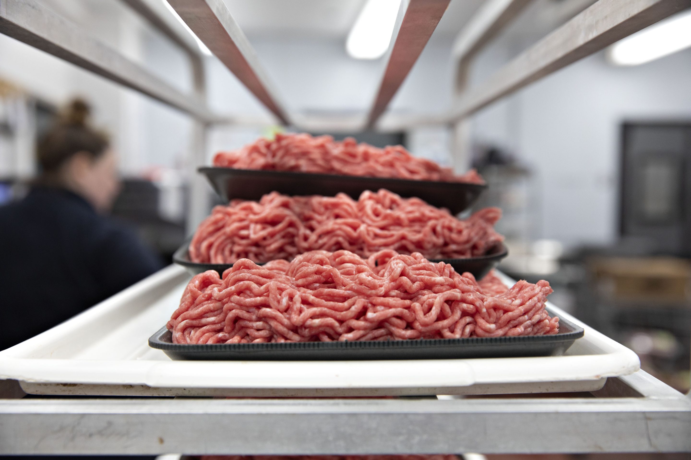 Salmonella in ground beef has sent at least 6 people to the hospital.