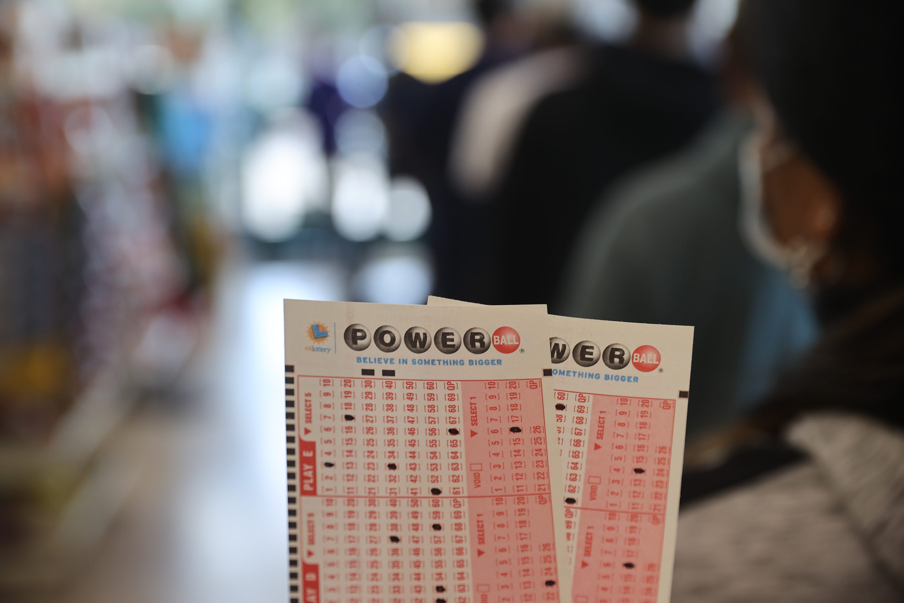 The next Powerball drawing is Monday night.