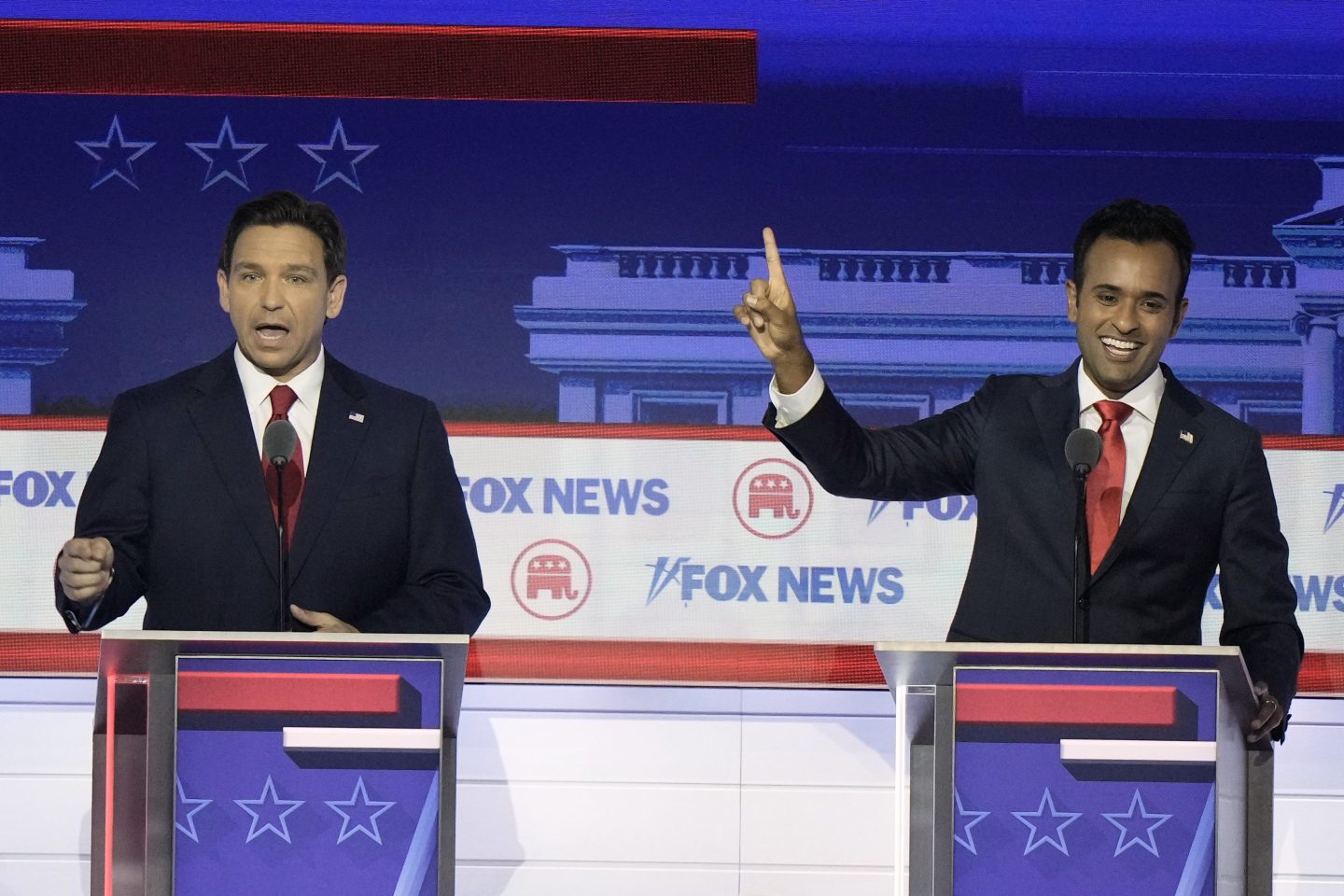 Ron DeSantis, Vivek Ramaswamy