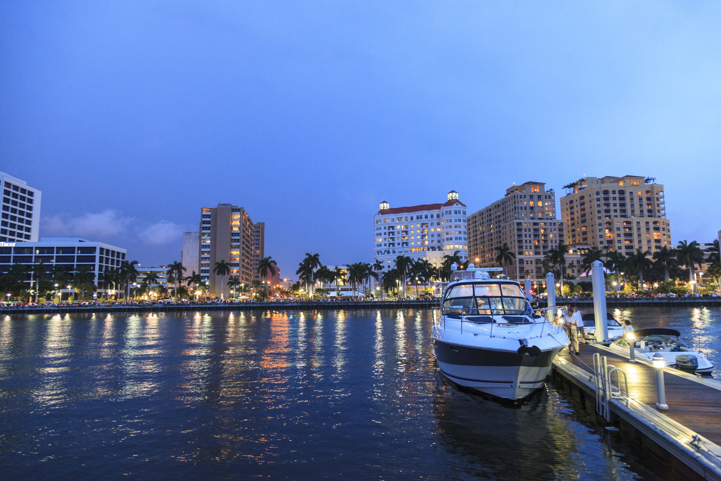 A scene from West Palm Beach, Florida.
