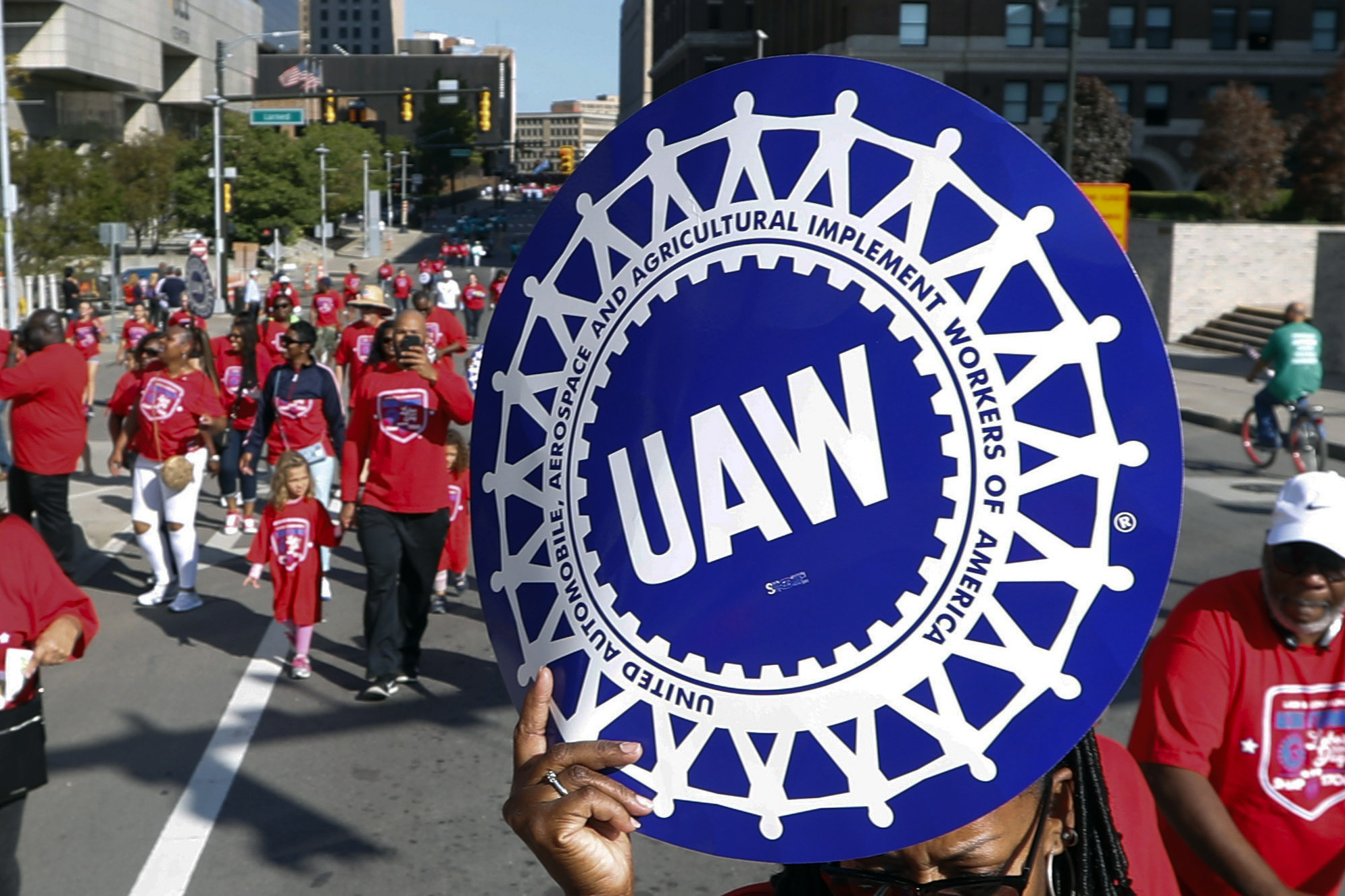 The United Auto Workers union insists automakers can afford better raises for its members. 