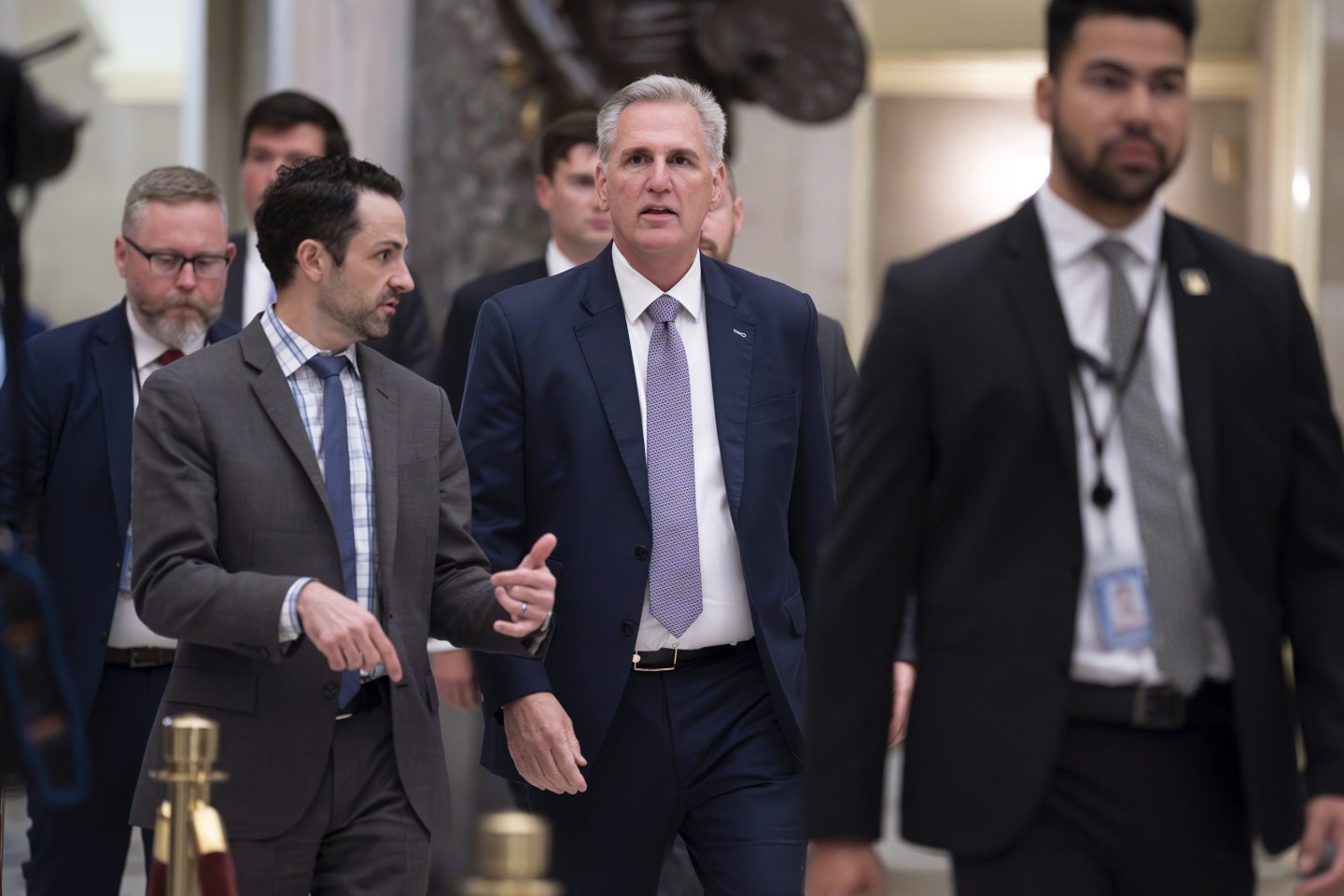 House Speaker McCarthy refuses to take up Senate bill to avert government shutdown, virtually guaranteeing one