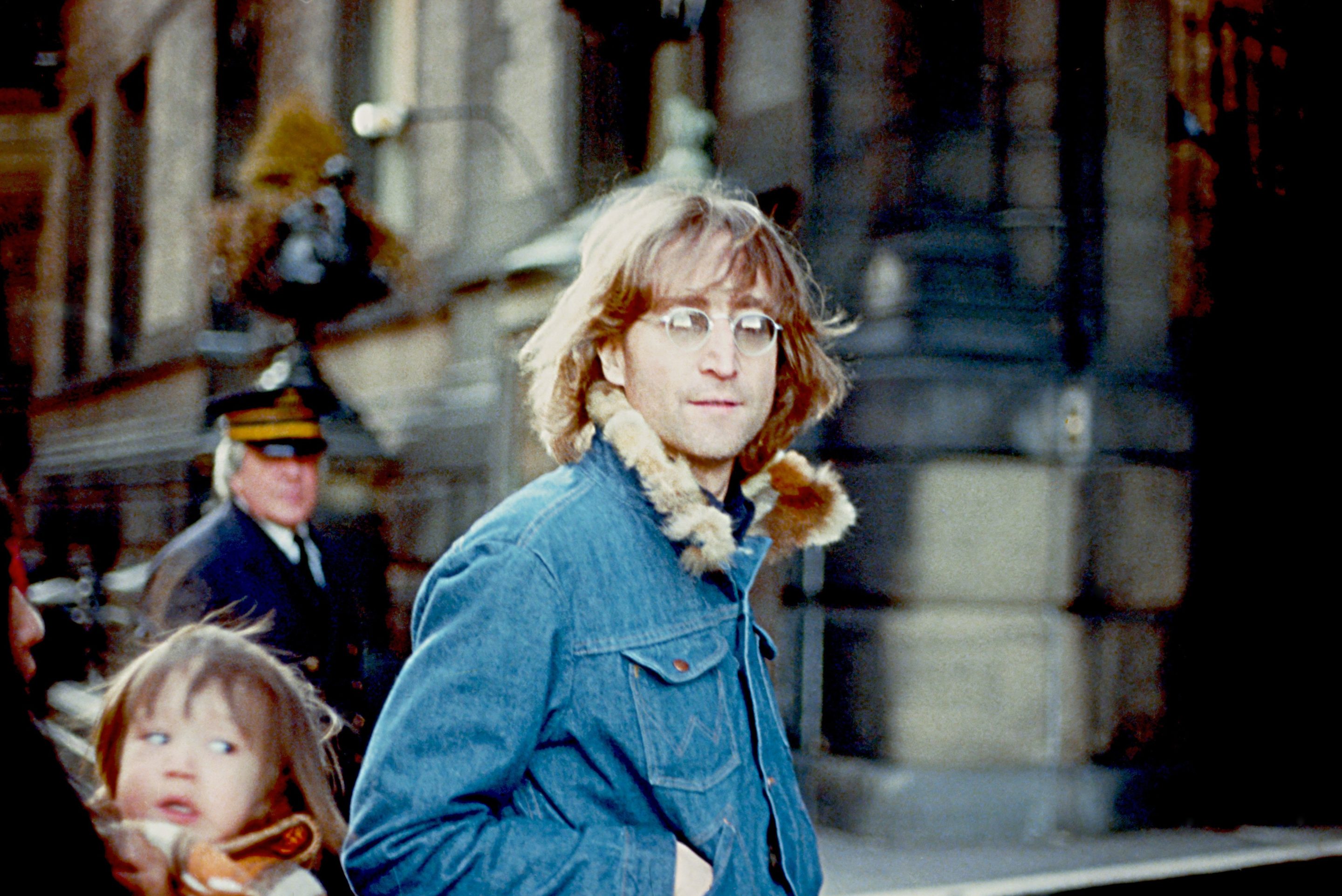 John Lennon in 1977 in New York City.