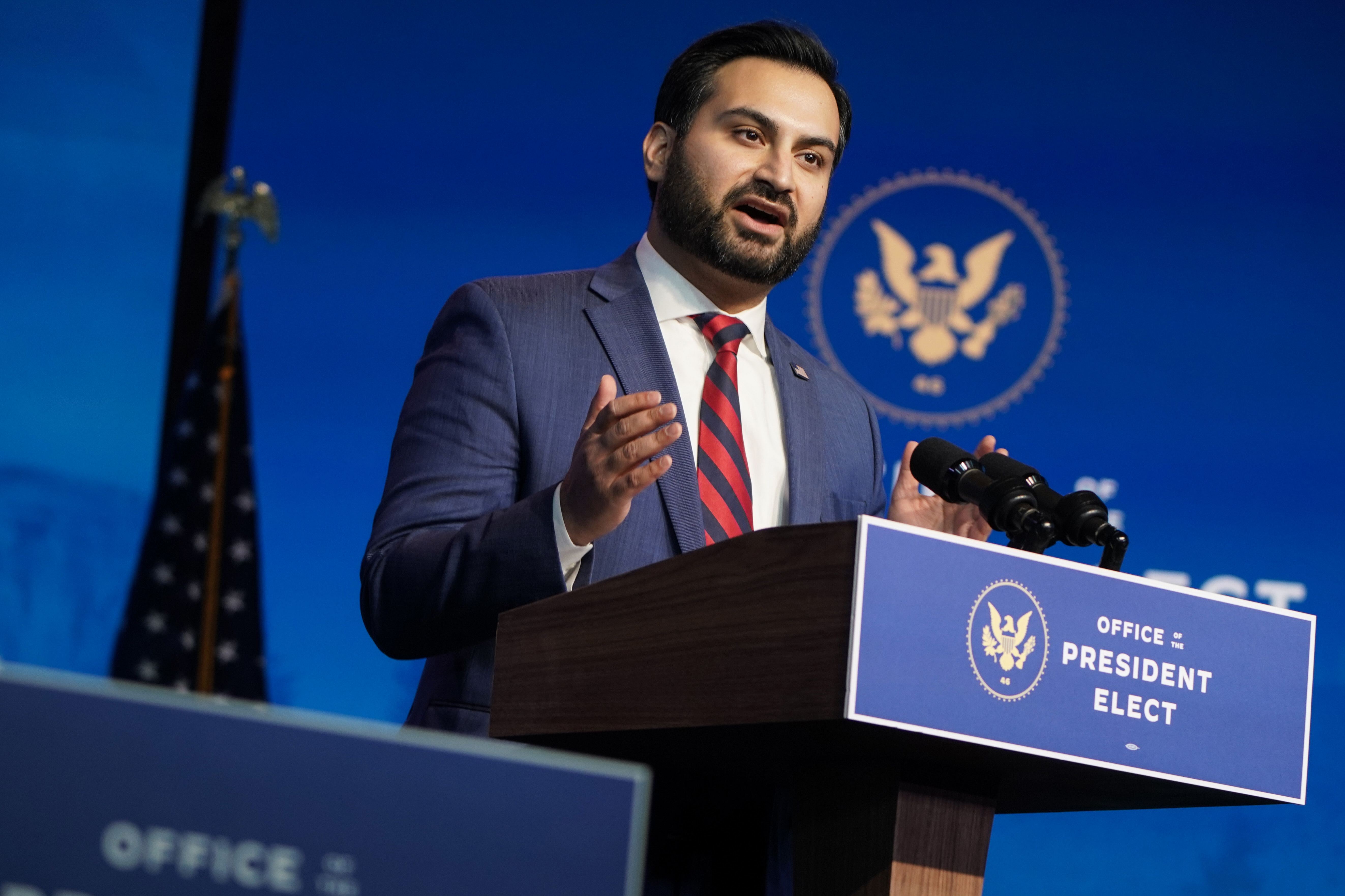 National climate advisor Ali Zaidi, photographed here in December 2020, told business leaders at a Fortune event to stay strong on their climate commitments.