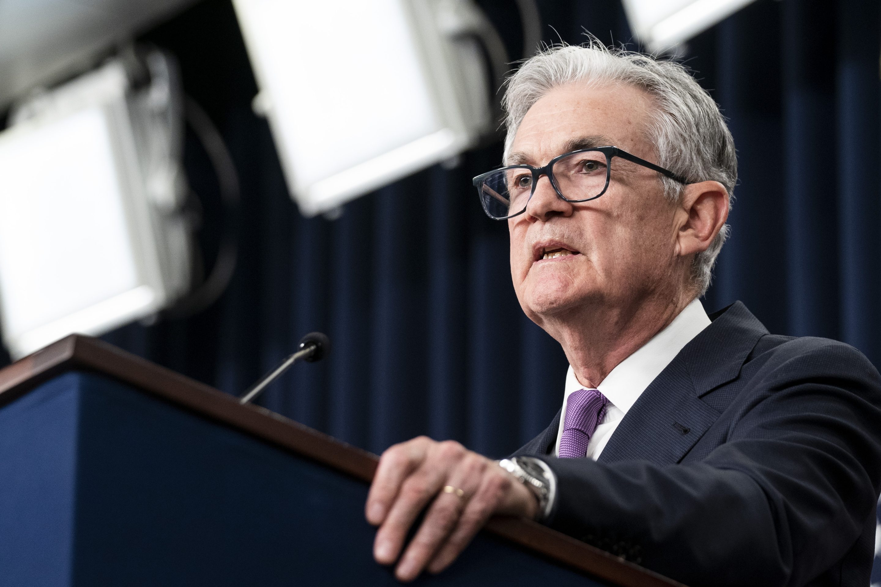 Jerome Powell, chairman of the Federal Reserve.
