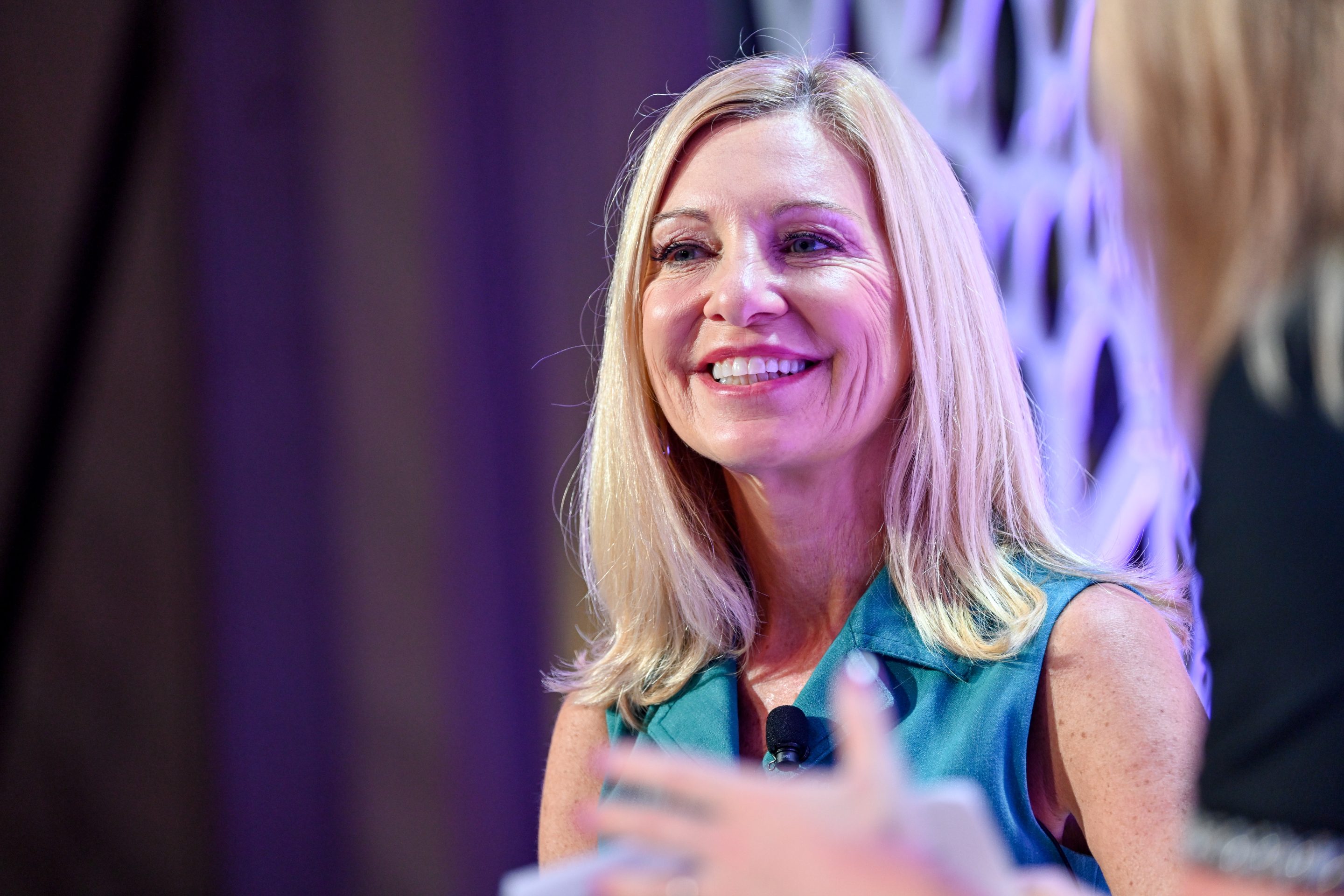 CVS CEO Karen Lynch was the opening night speaker at Fortune's Most Powerful Women summit.