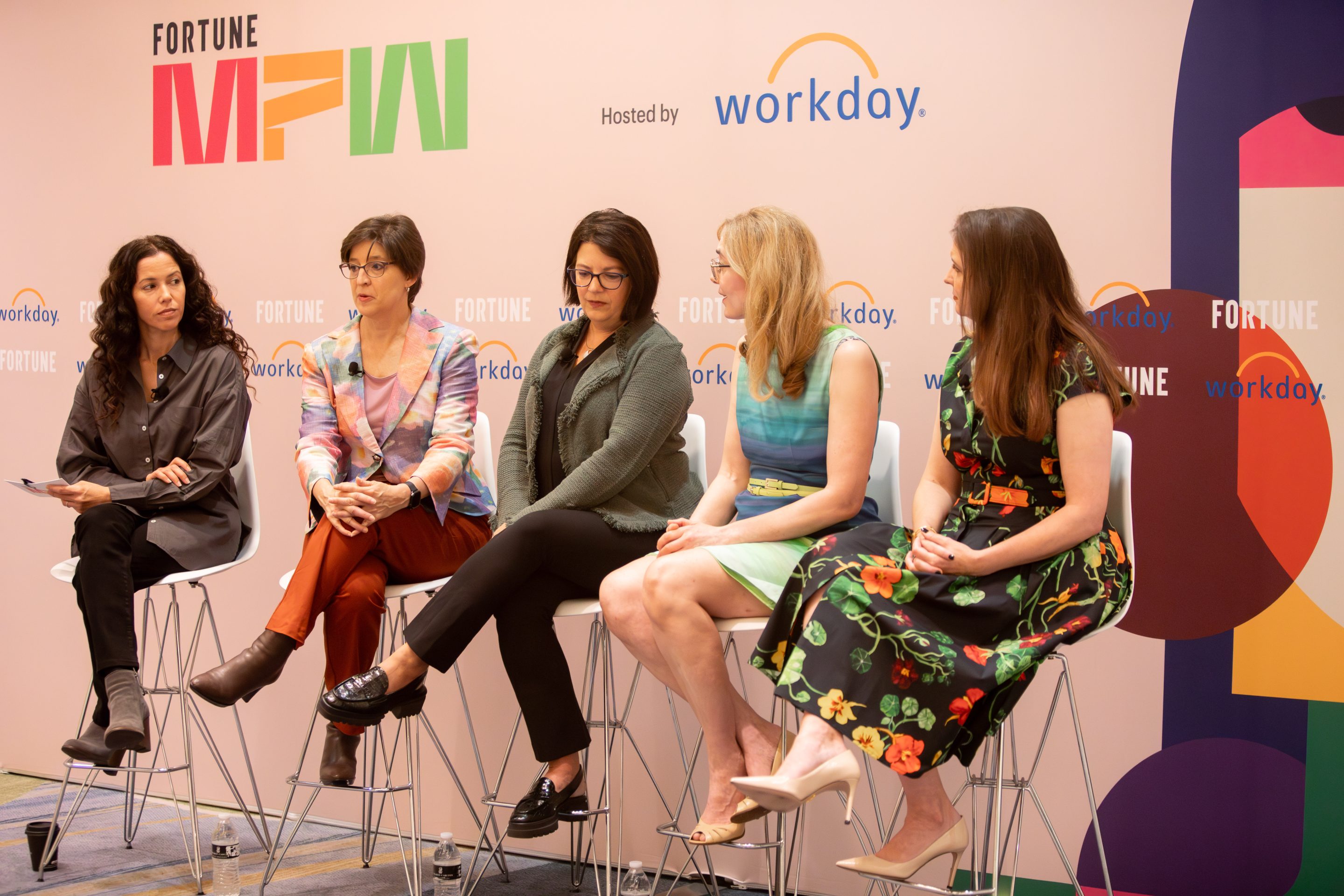Panel discussion at the Fortune Most Powerful Women Summit in Laguna Niguel, Calif.