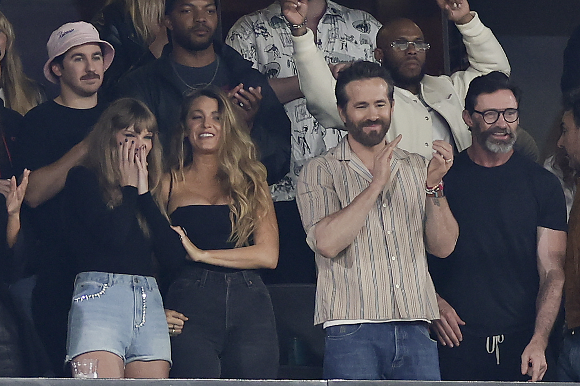Taylor Swift, Blake Lively, Ryan Reynolds, Hugh Jackman