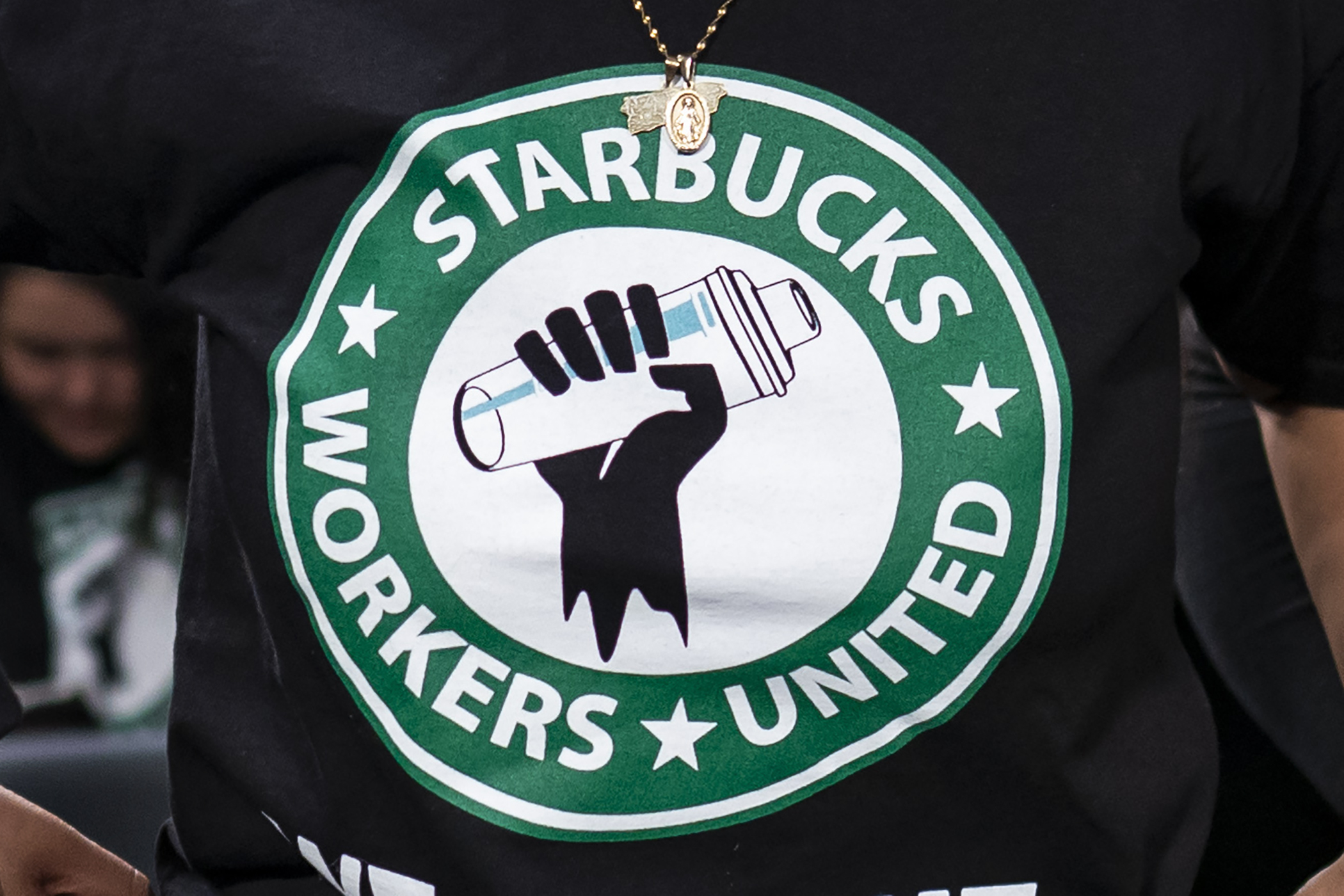 Starbucks sued the union organizing its workers Wednesday, saying a pro-Palestine social media post from a union account early in the Israel-Hamas war angered hundreds of customers and damaged its reputation. 