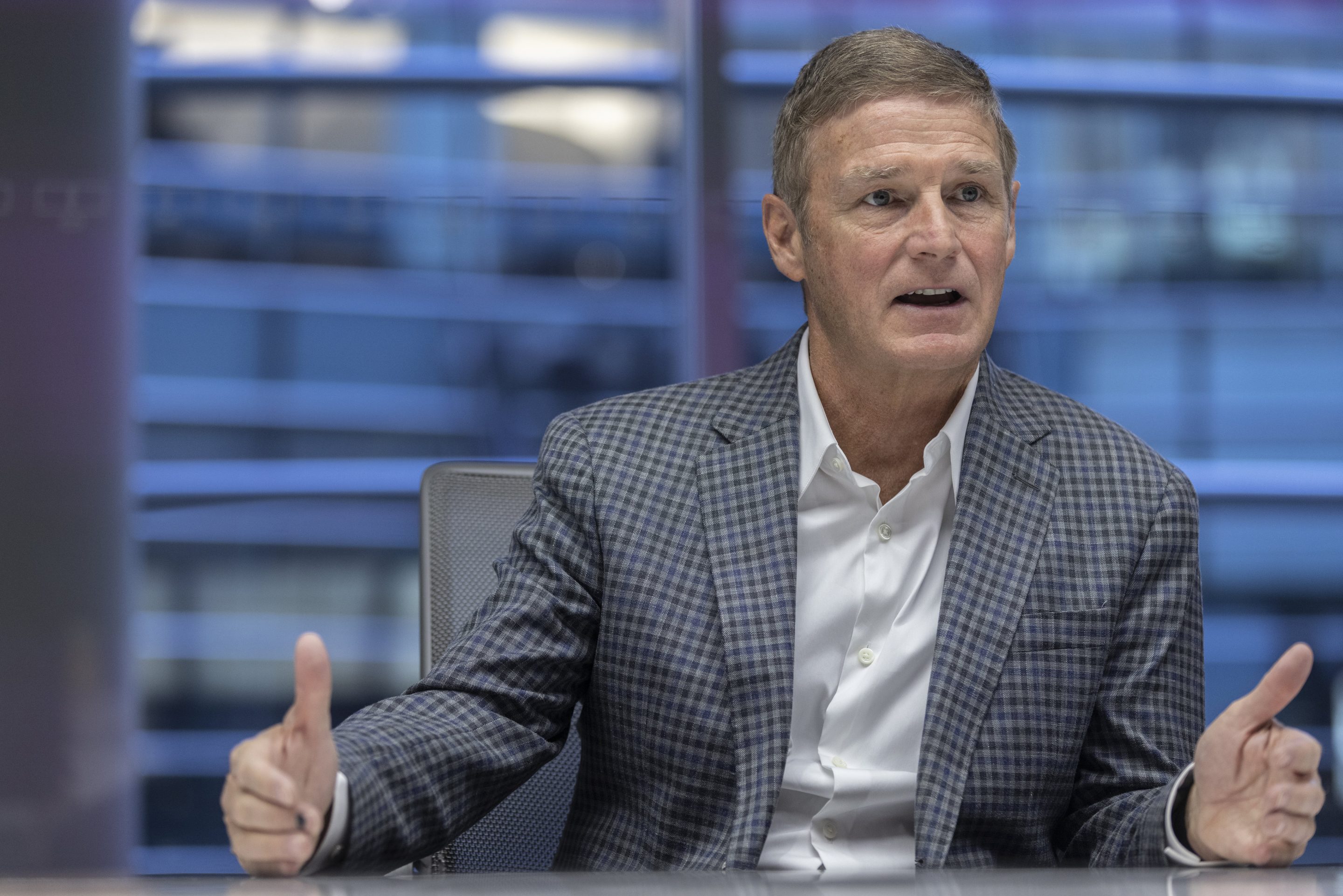 New Balance CEO Joe Preston has his U.S. workers back in the office three days a week.