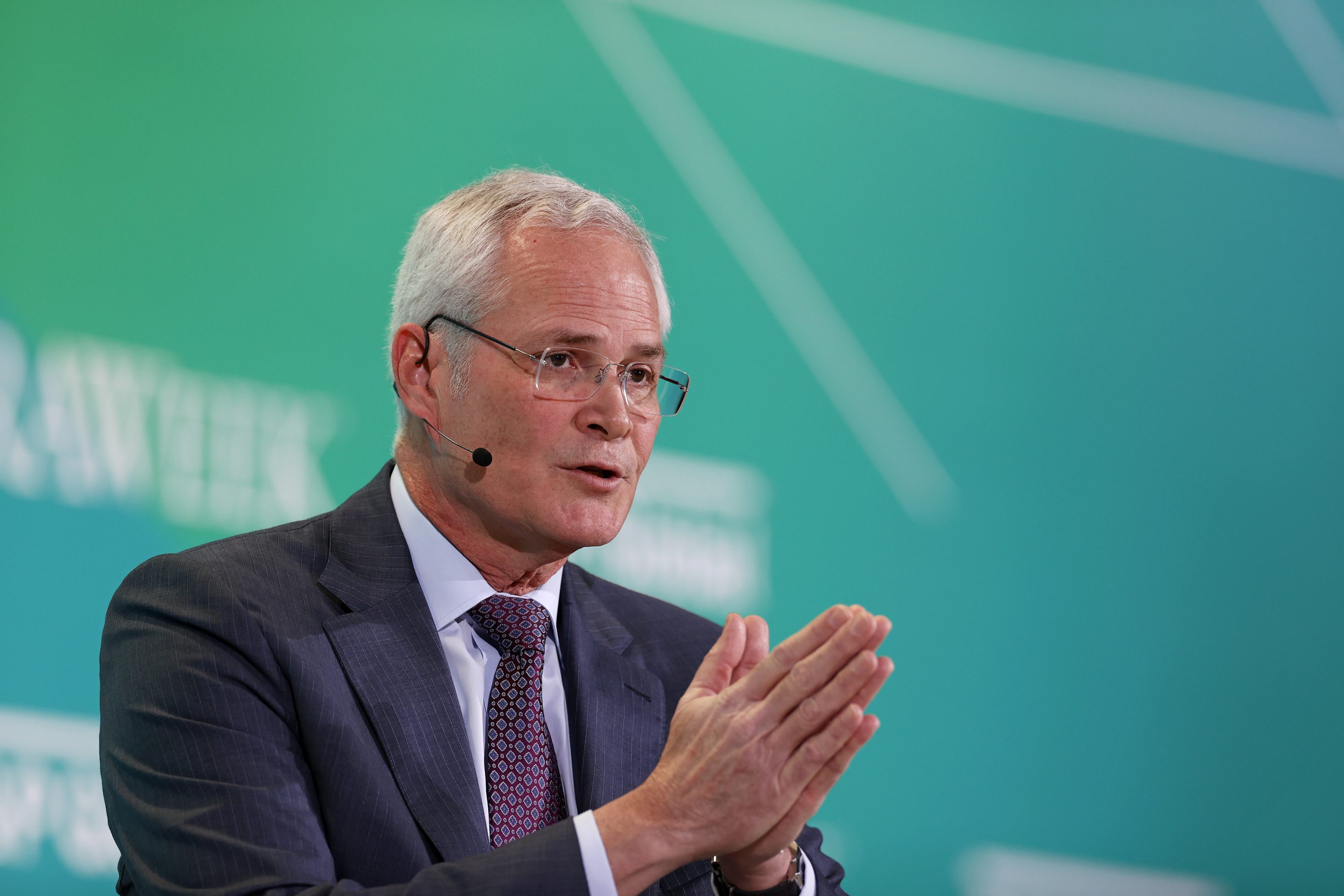 Darren Woods, chief executive of Exxon Mobil