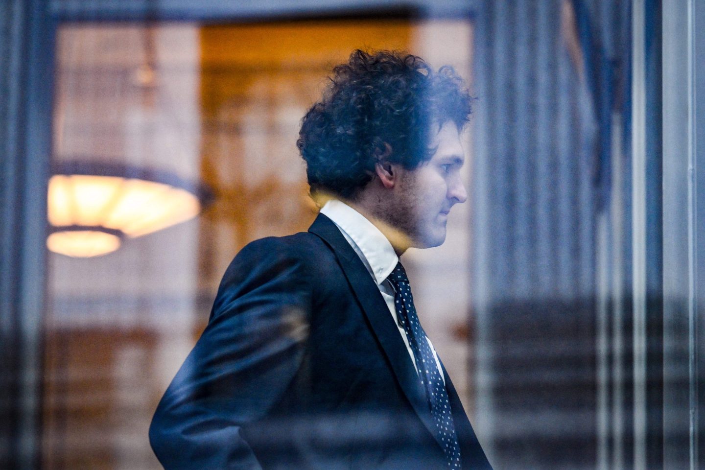FTX founder Sam Bankman-Fried arrives at the U.S. federal courthouse