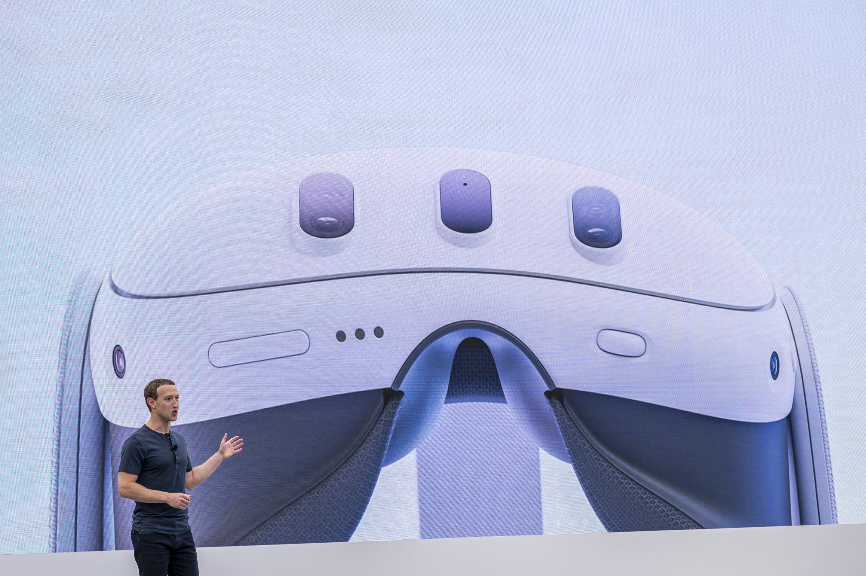 Meta CEO Mark Zuckerberg during the Meta Connect event in Menlo Park, California, on Sept. 27.
