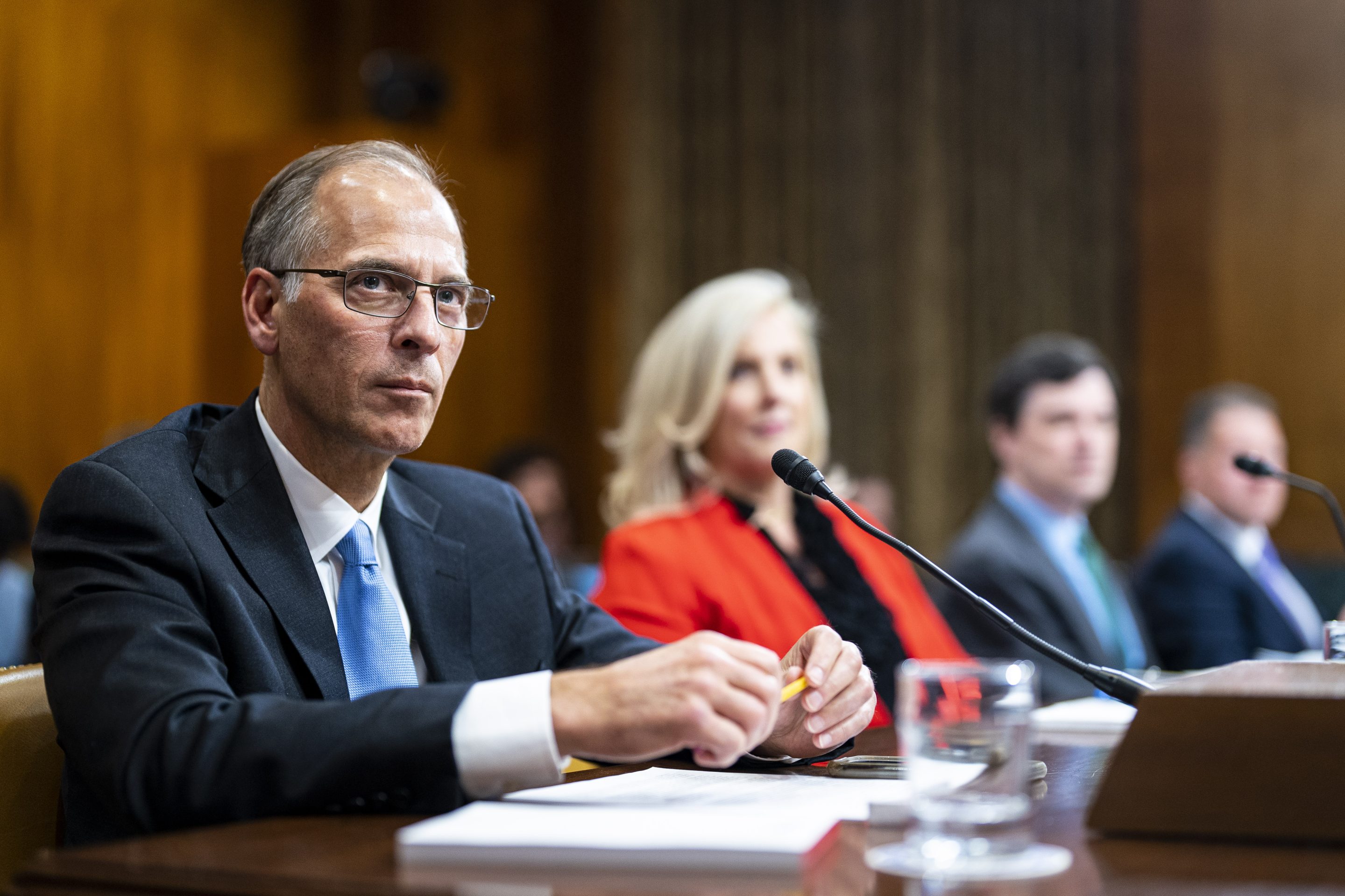 Mark Zandi, chief economist at Moody’s Analytics, during a Senate Budget Committee hearing.