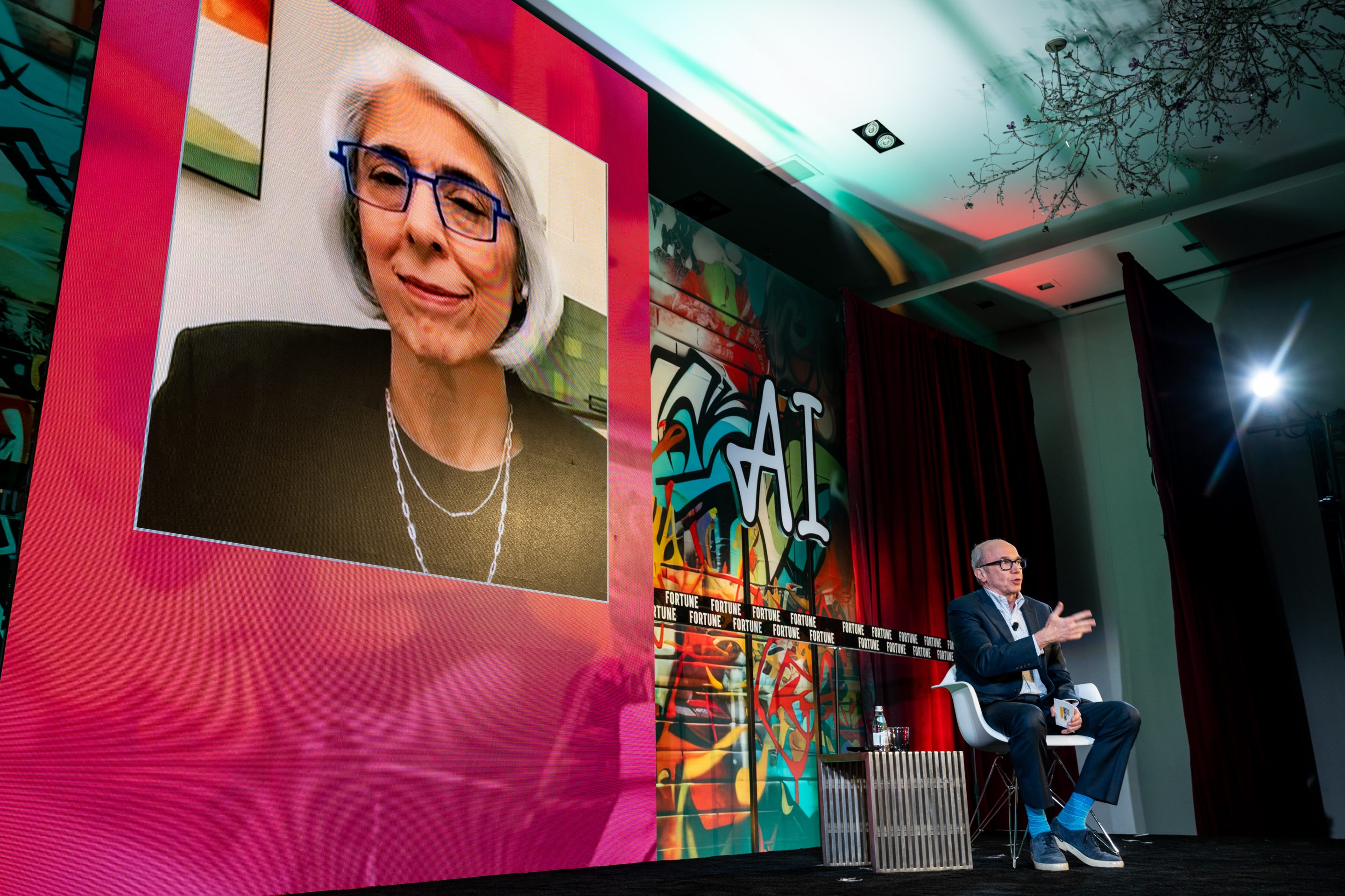 Arati Prabhakar, the director of the White House Office of Science and Technology Policy, spoke at Fortune's Brainstorm AI conference on Monday.