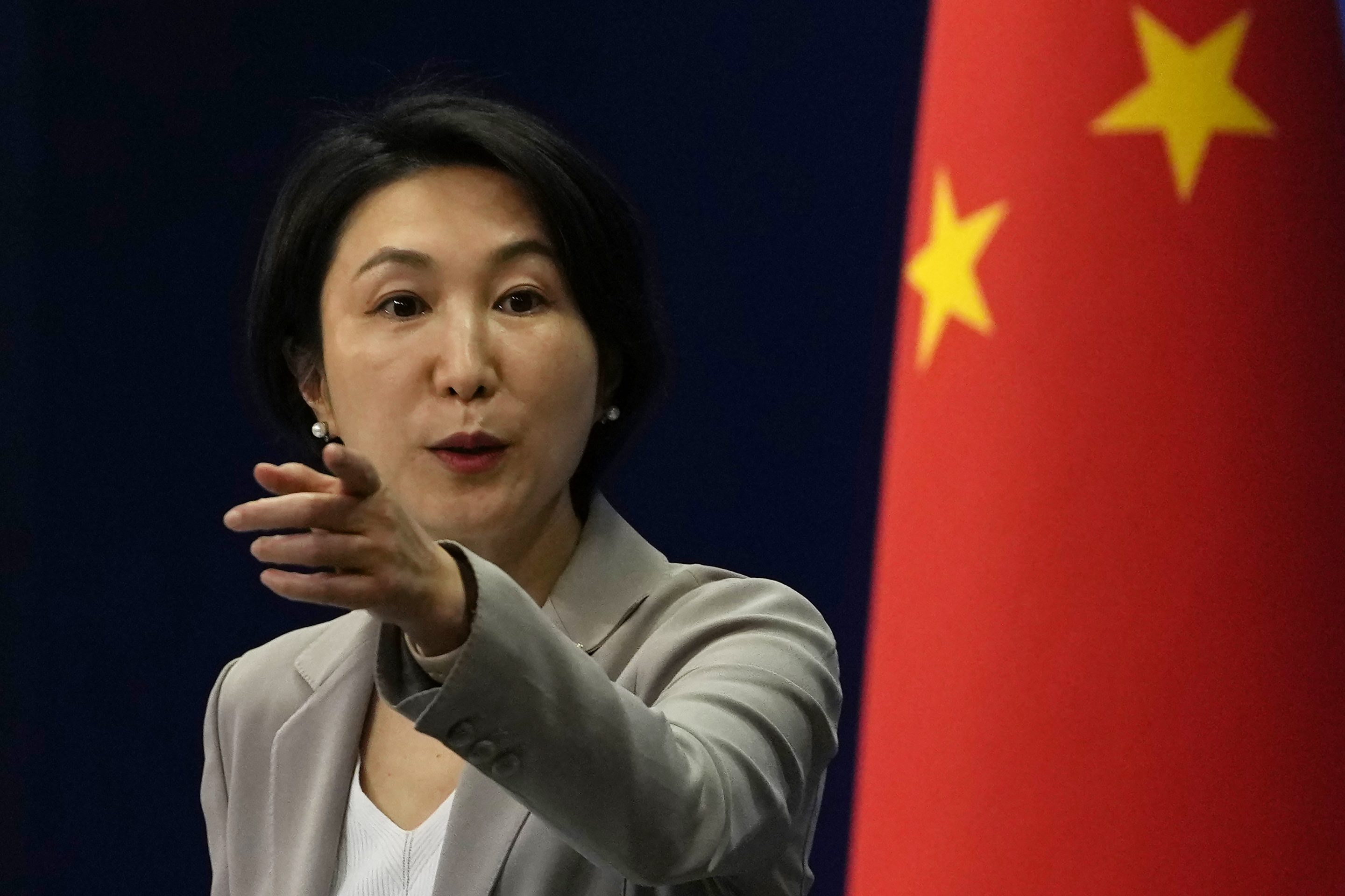 The U.S. has "spread false stories on Xinjiang and illegally sanctioned Chinese officials," according to Foreign Ministry spokesperson Mao Ning.  