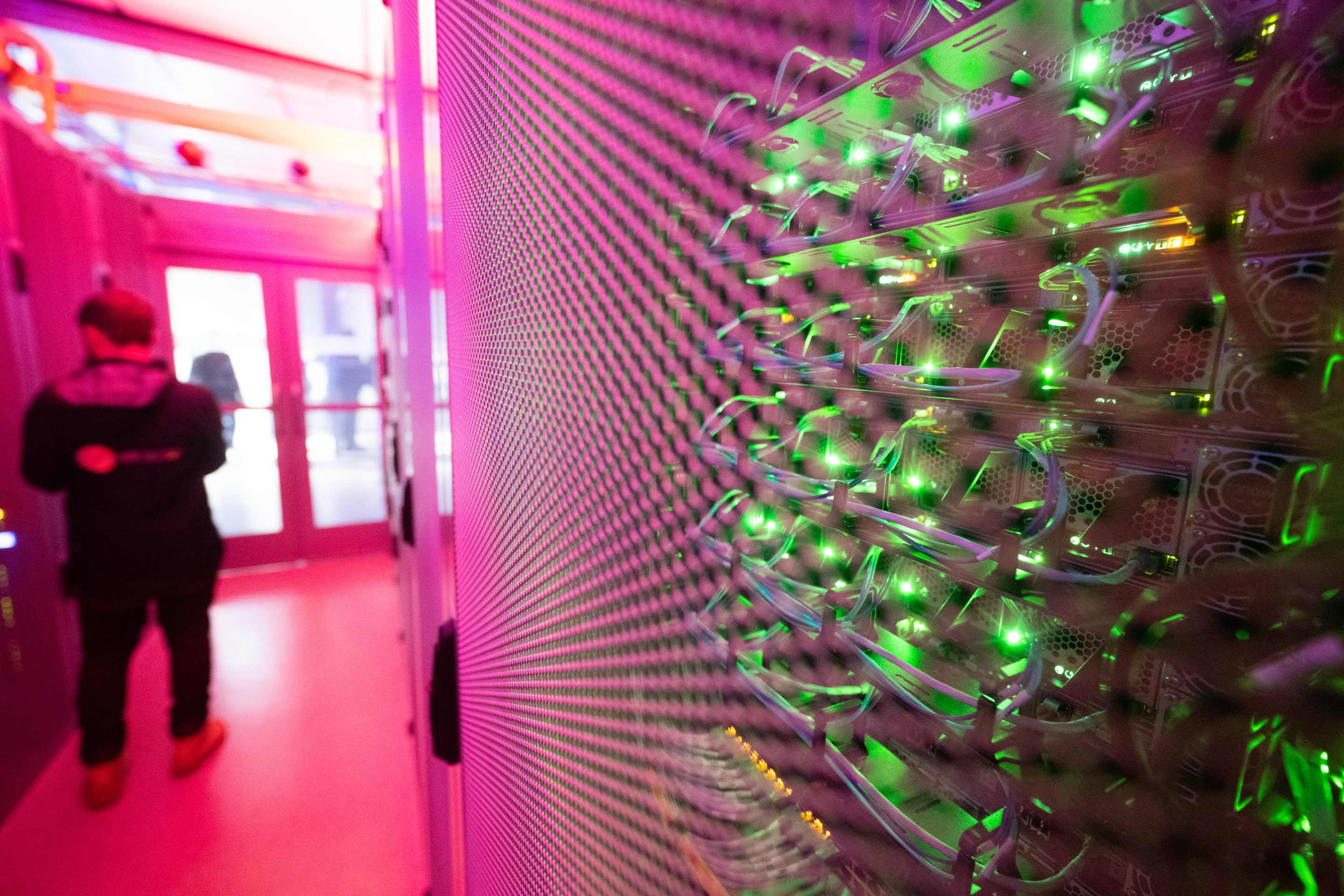 The energy efficiency of data centers has exponentially improved in recent decades.