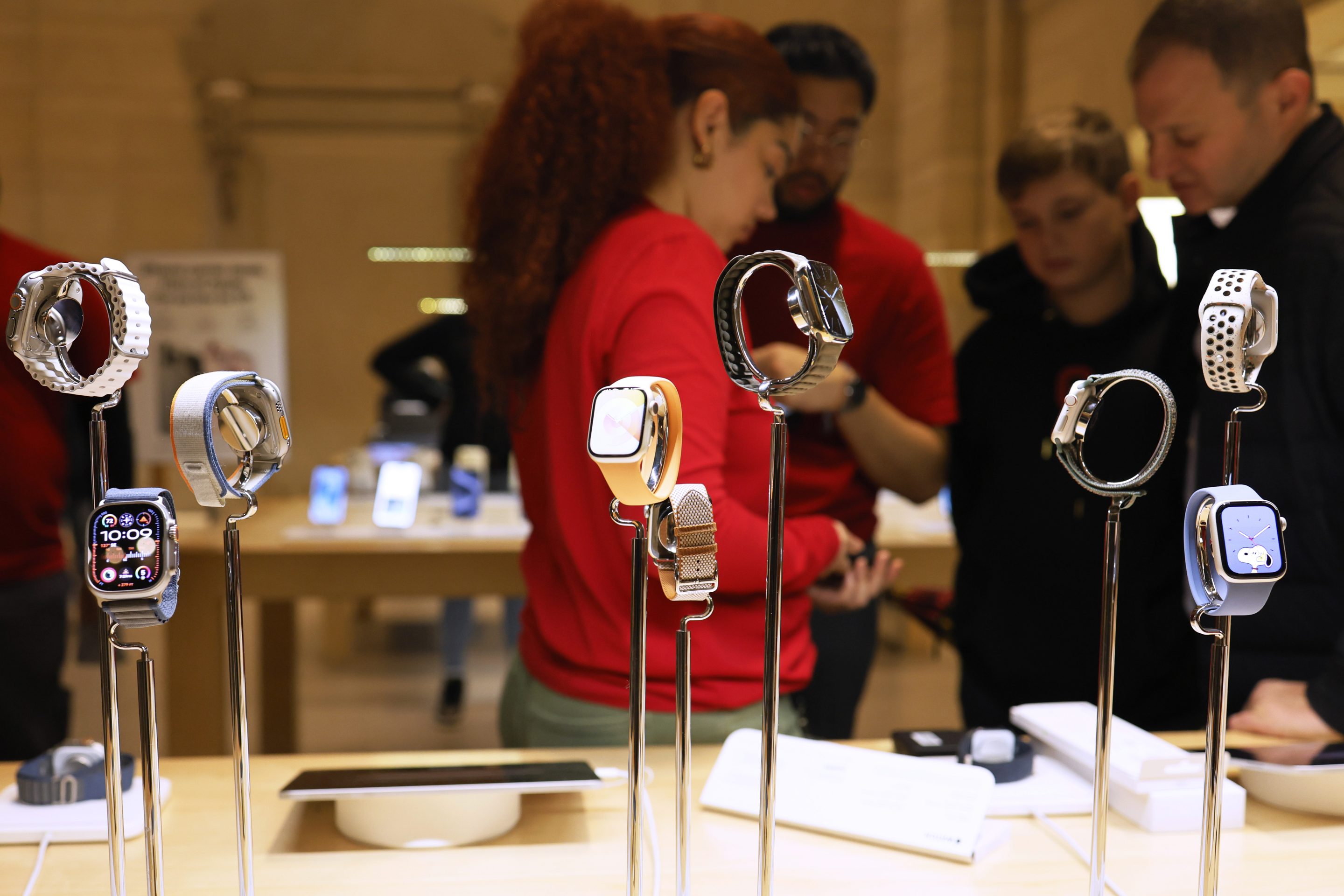 Apple watches.
