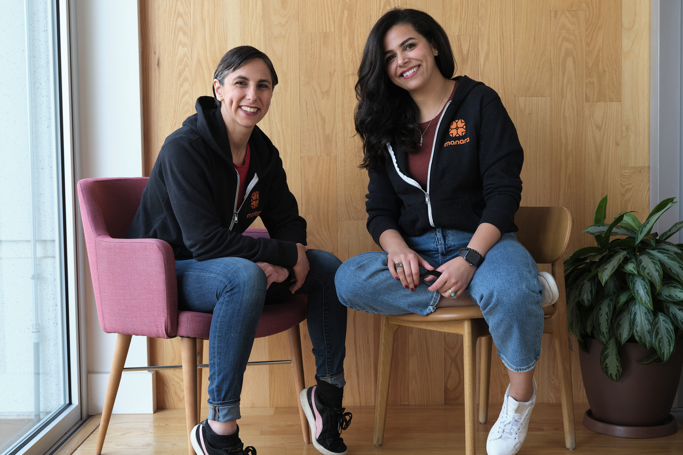 Iliana Montauk and Laila Abudahi, cofounders of Manara.