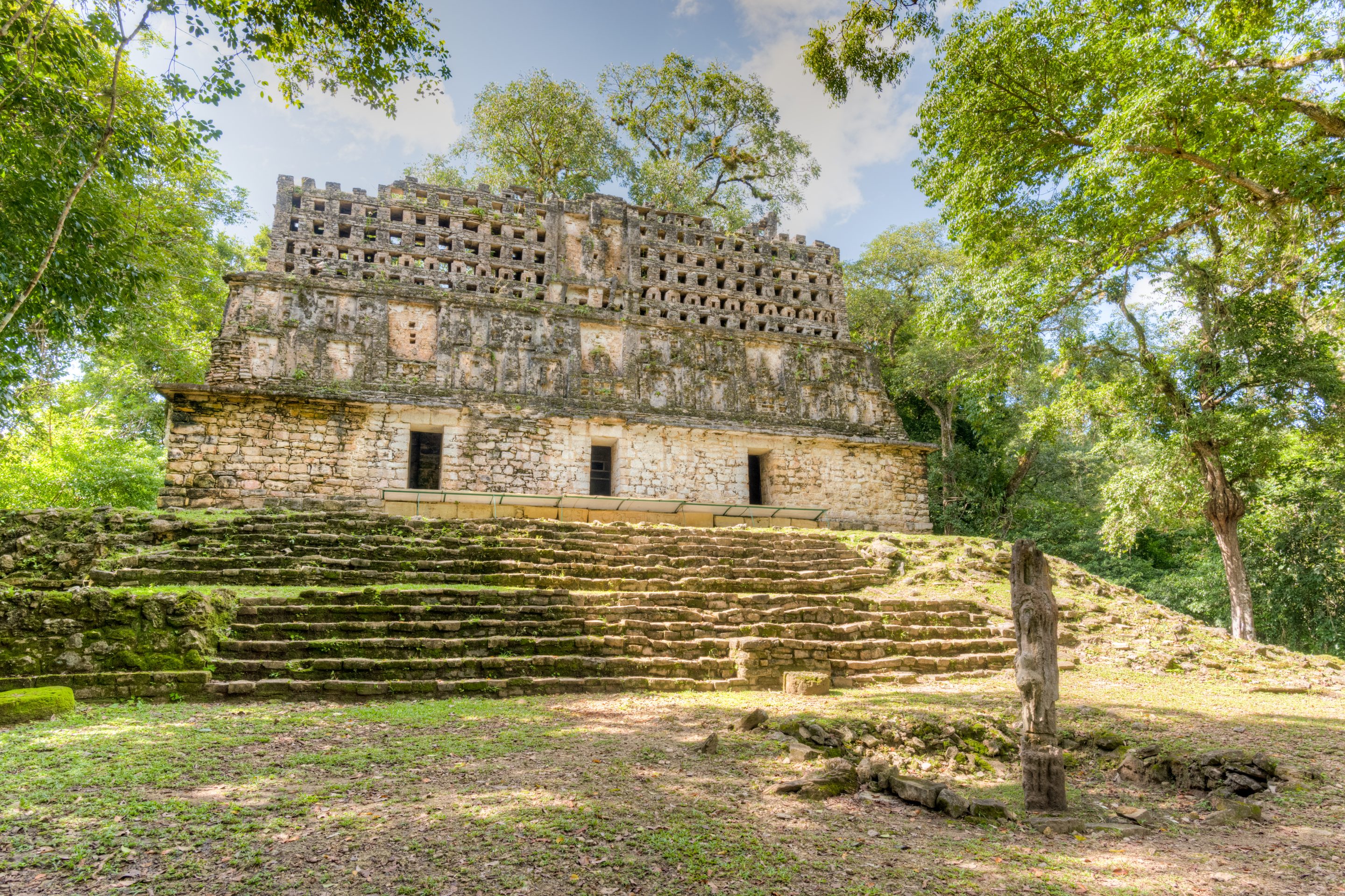 The Mexican state of Chiapas is home to ancient Mayan ruins, including Yaxchilán (above).