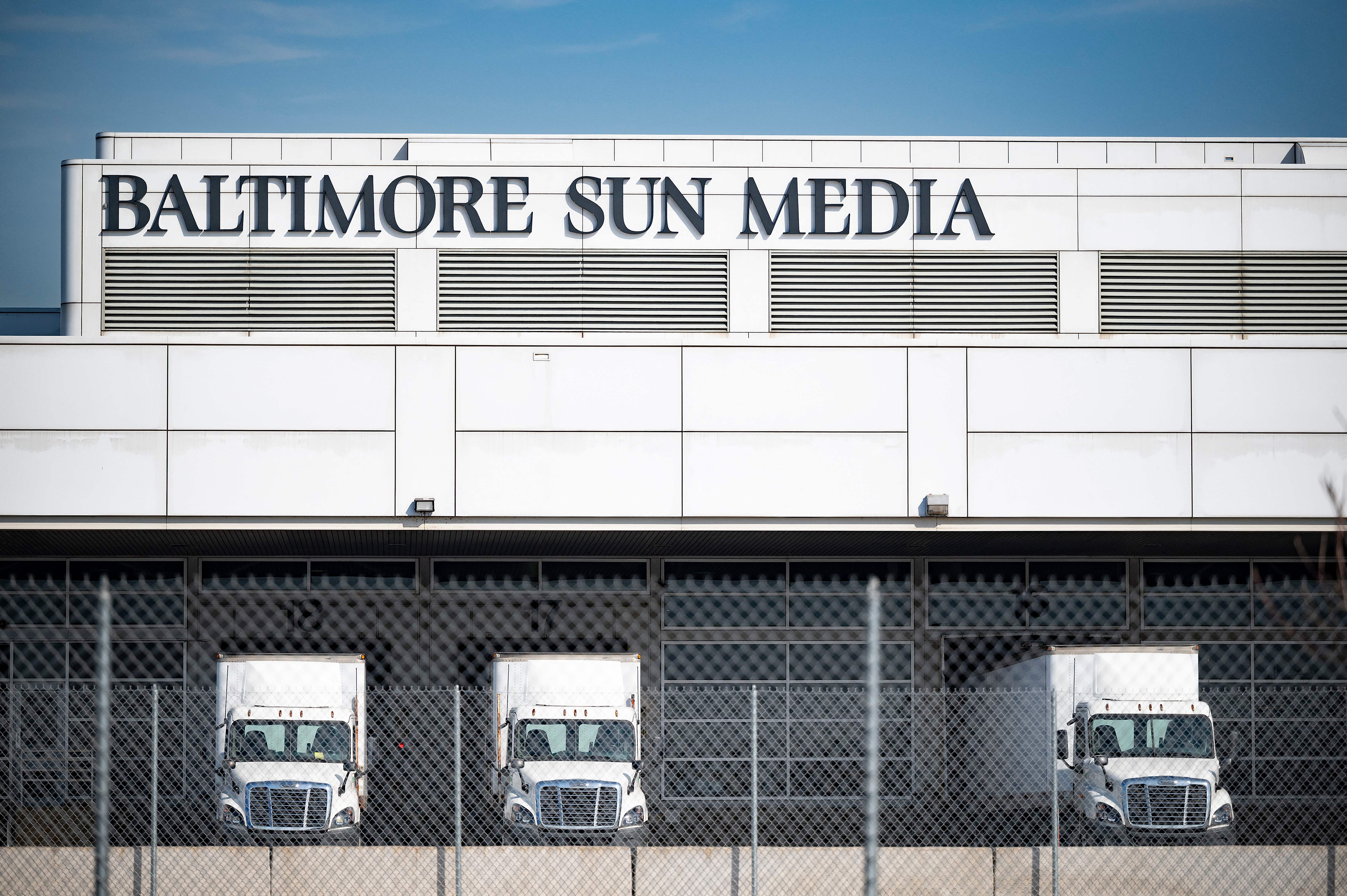 The Baltimore Sun building is seen in Baltimore
