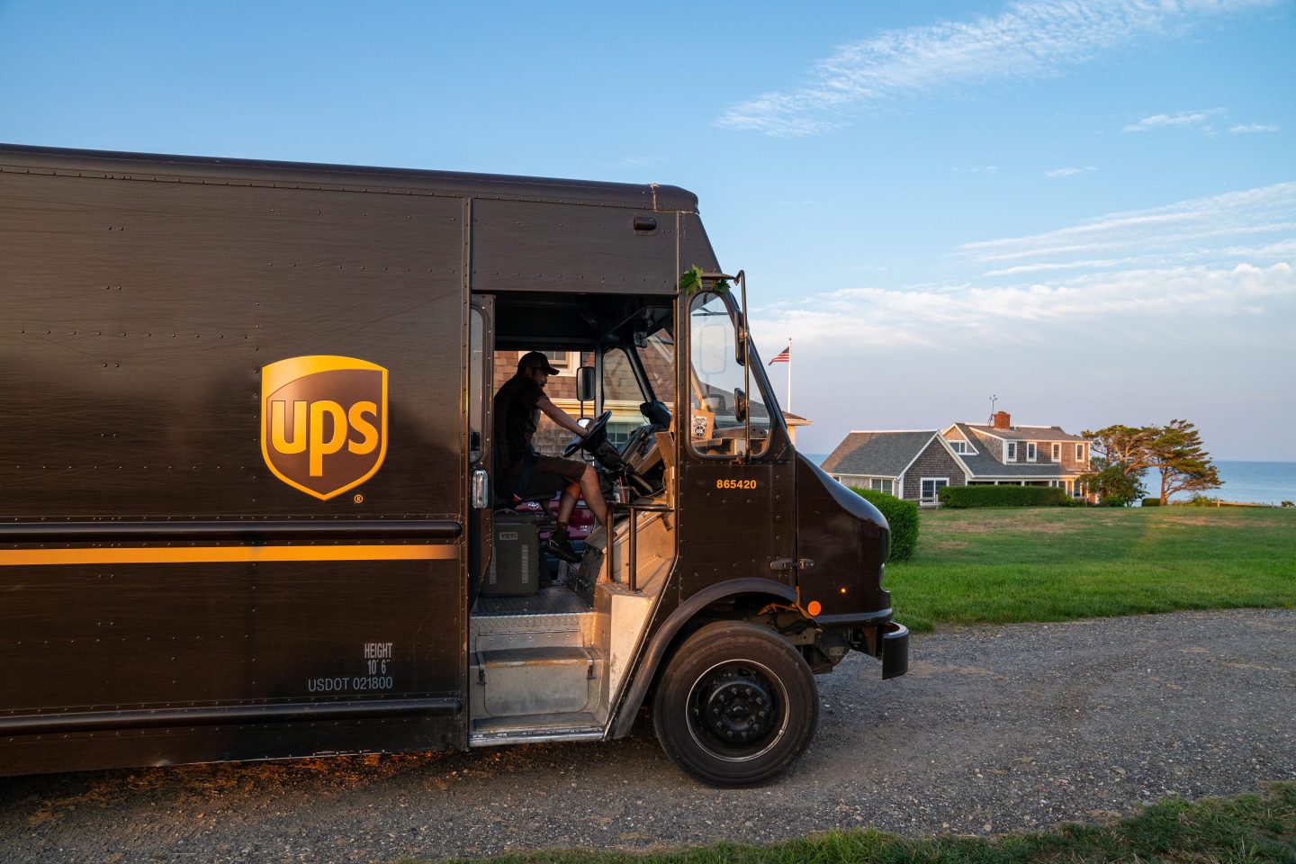 Photo of a UPS truck