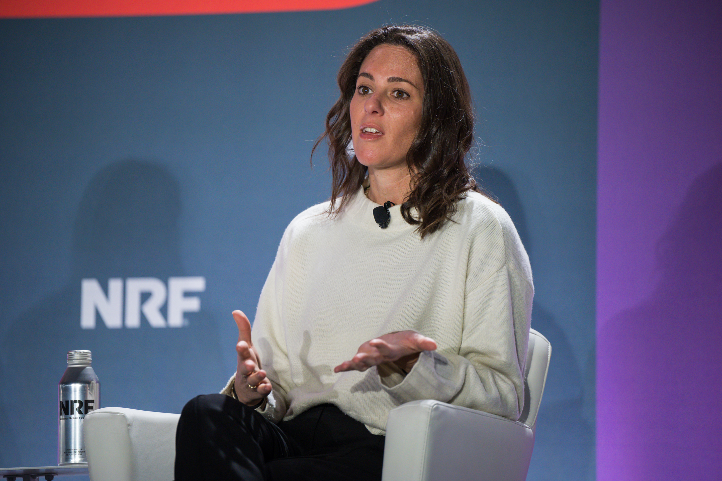 Reformation CEO Hali Borenstein speaks at the National Retail Federation's Big Show with Fortune's Emma Hinchliffe.