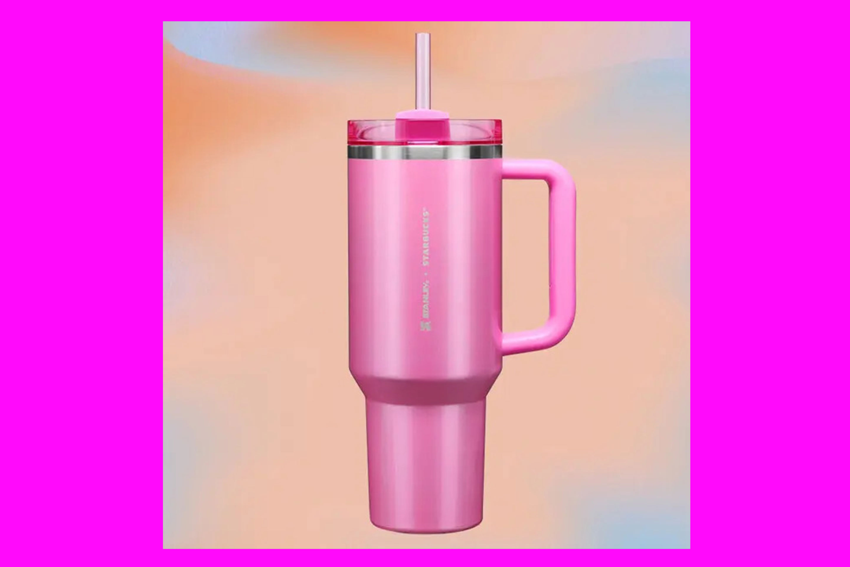 This pink tumbler is causing a lot of people to freak out. 