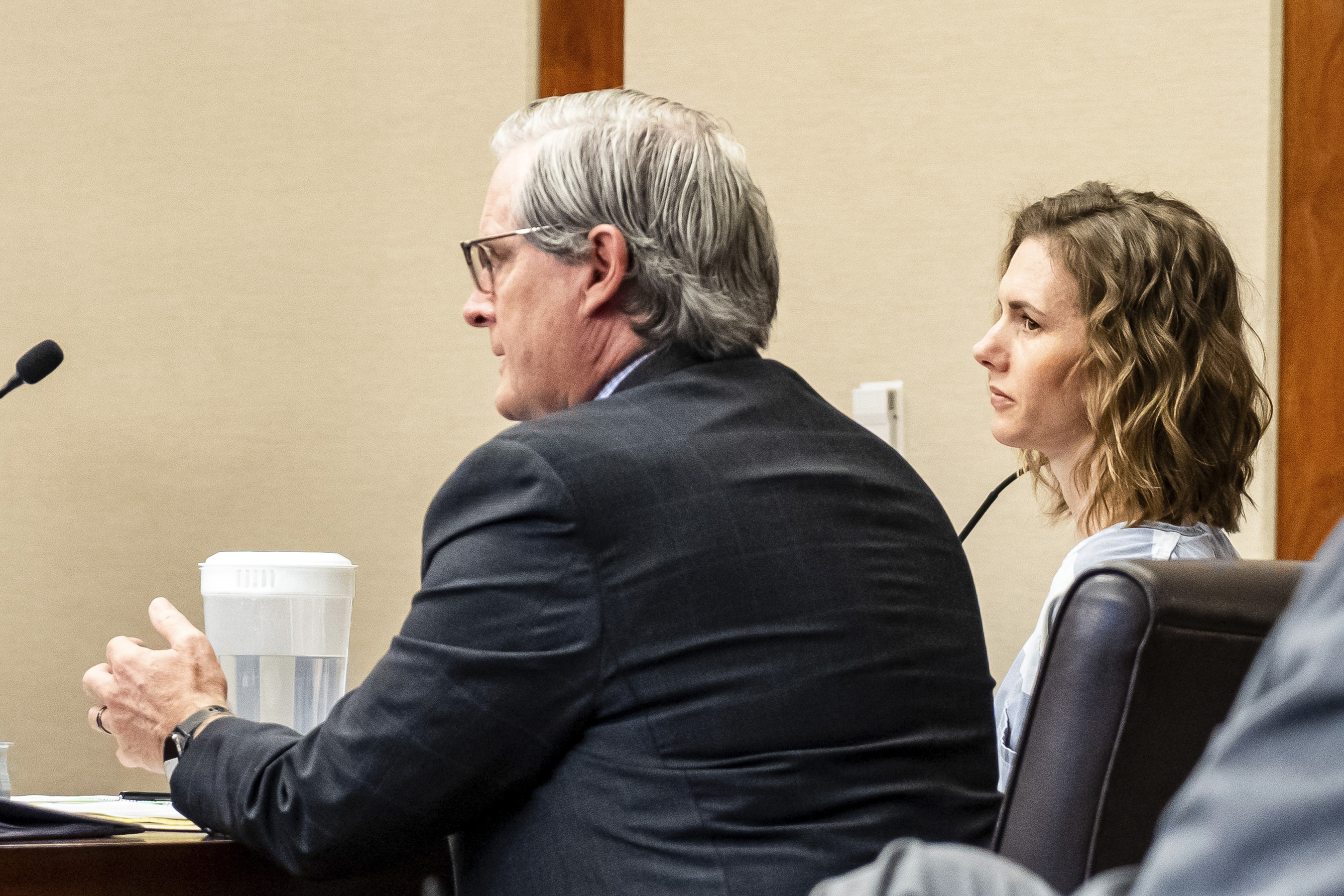 Defendant Ruby Franke looks on during court on Feb. 20, 2024, in St. George, Utah. 
