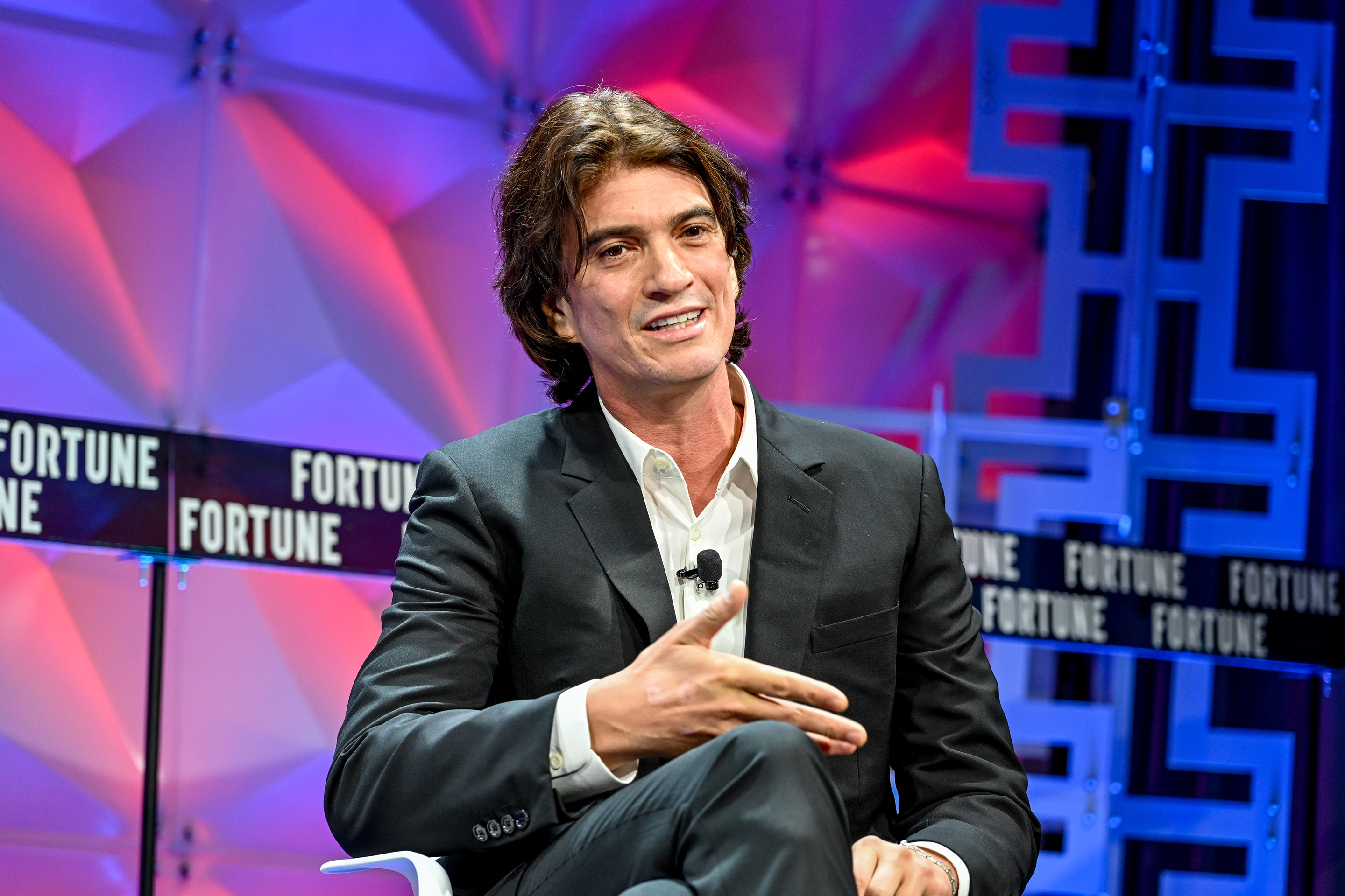 Adam Neumann, founder of Flow and cofounder and former CEO of WeWork, at Fortune Brainstorm Tech 2023.